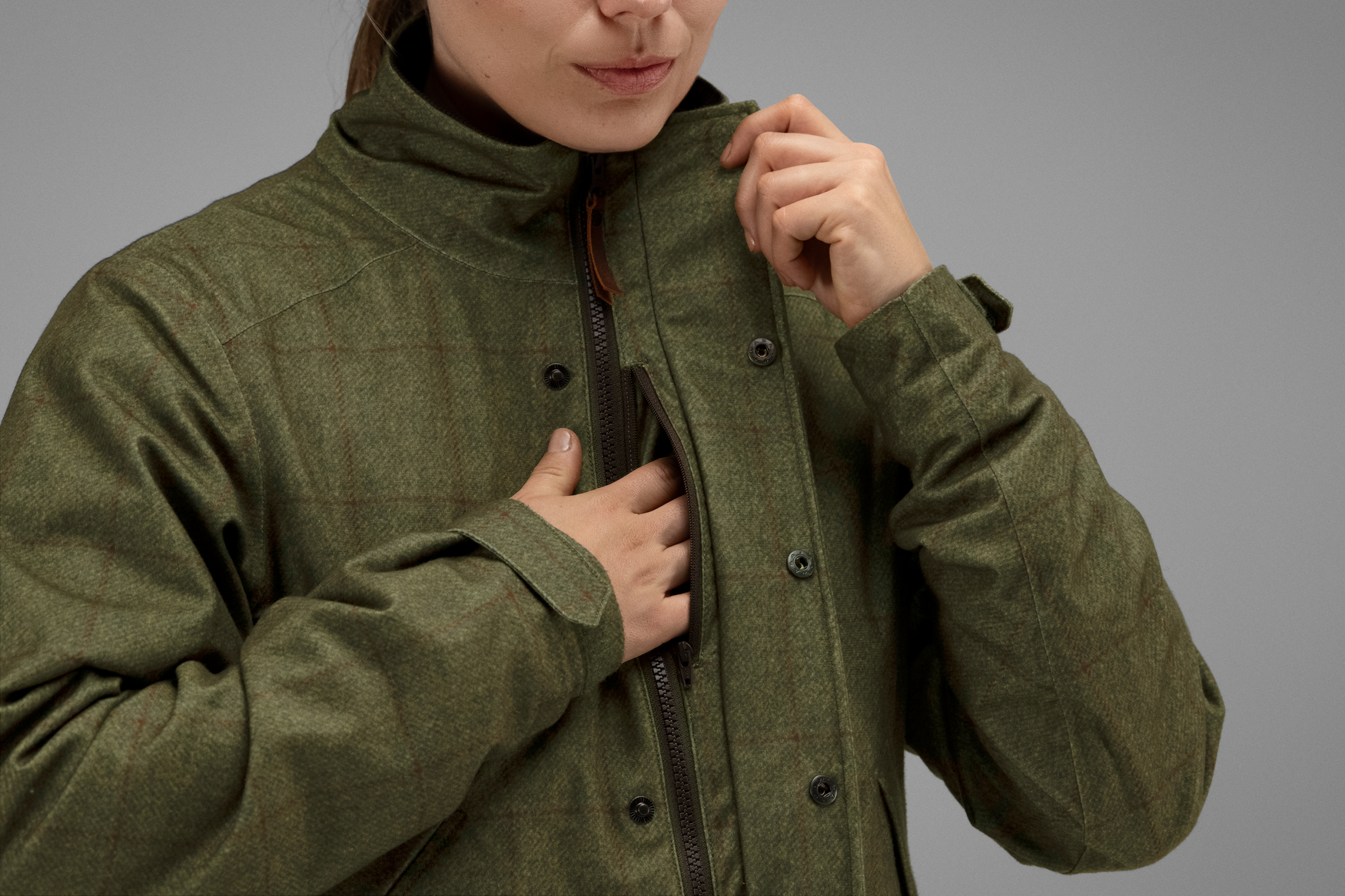 Stornoway Shooting Lady jakke - Willow green
