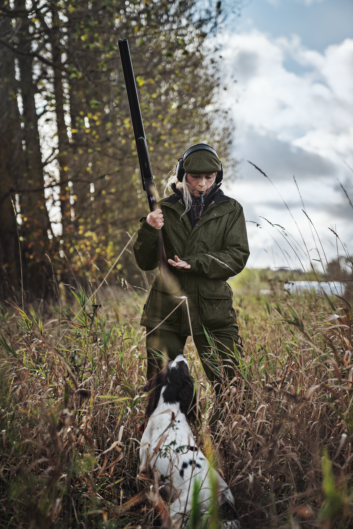 Stornoway Shooting Lady jakke - Willow green