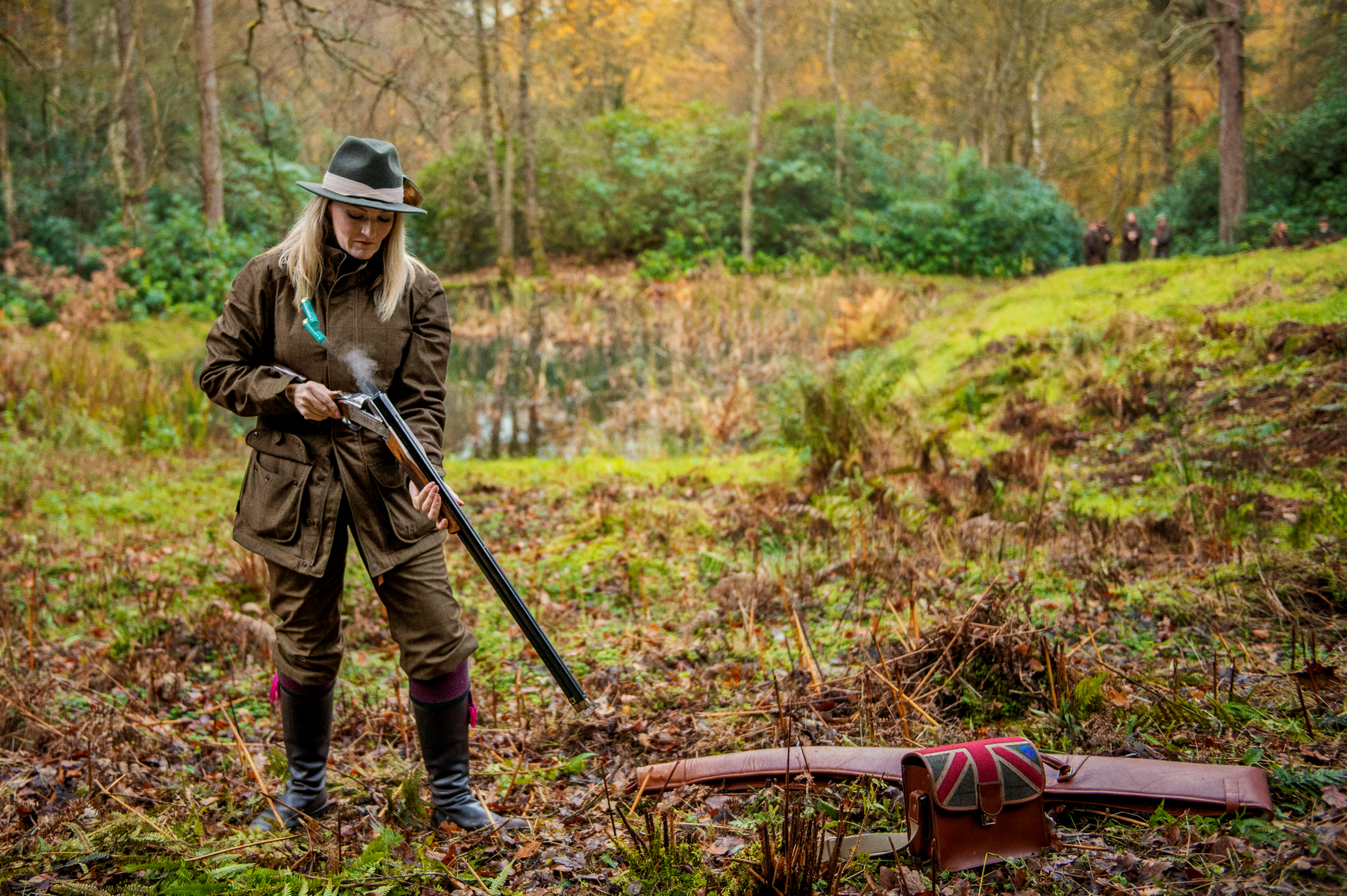 Stornoway Shooting Lady jakke - Willow green