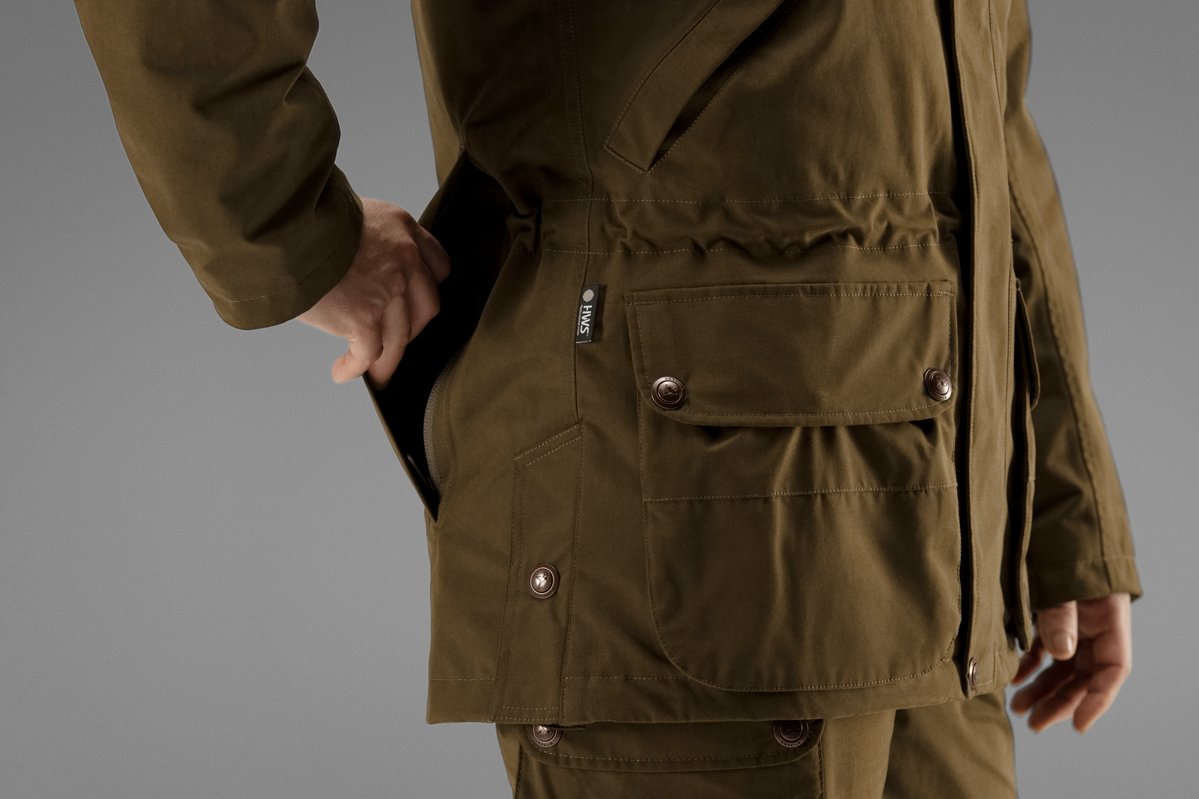 Retrieve Lady veste - Warm olive