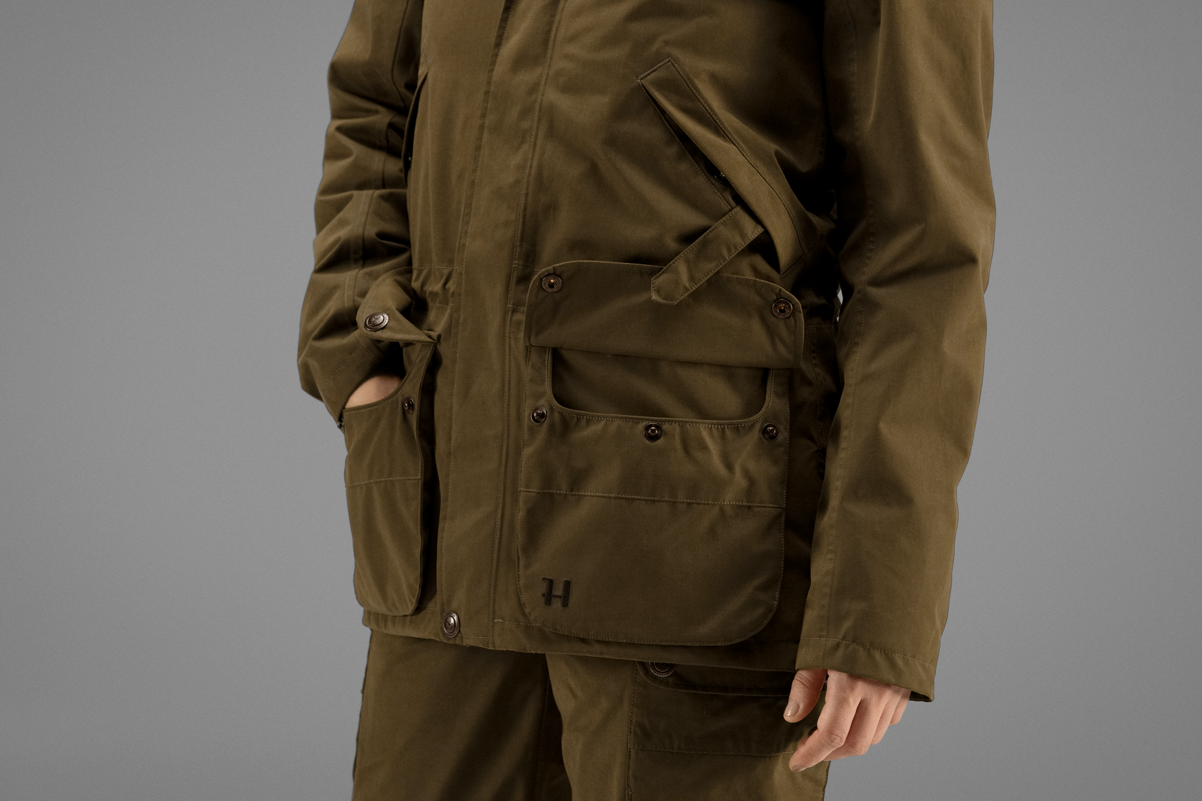 Retrieve Lady jakke - Warm olive