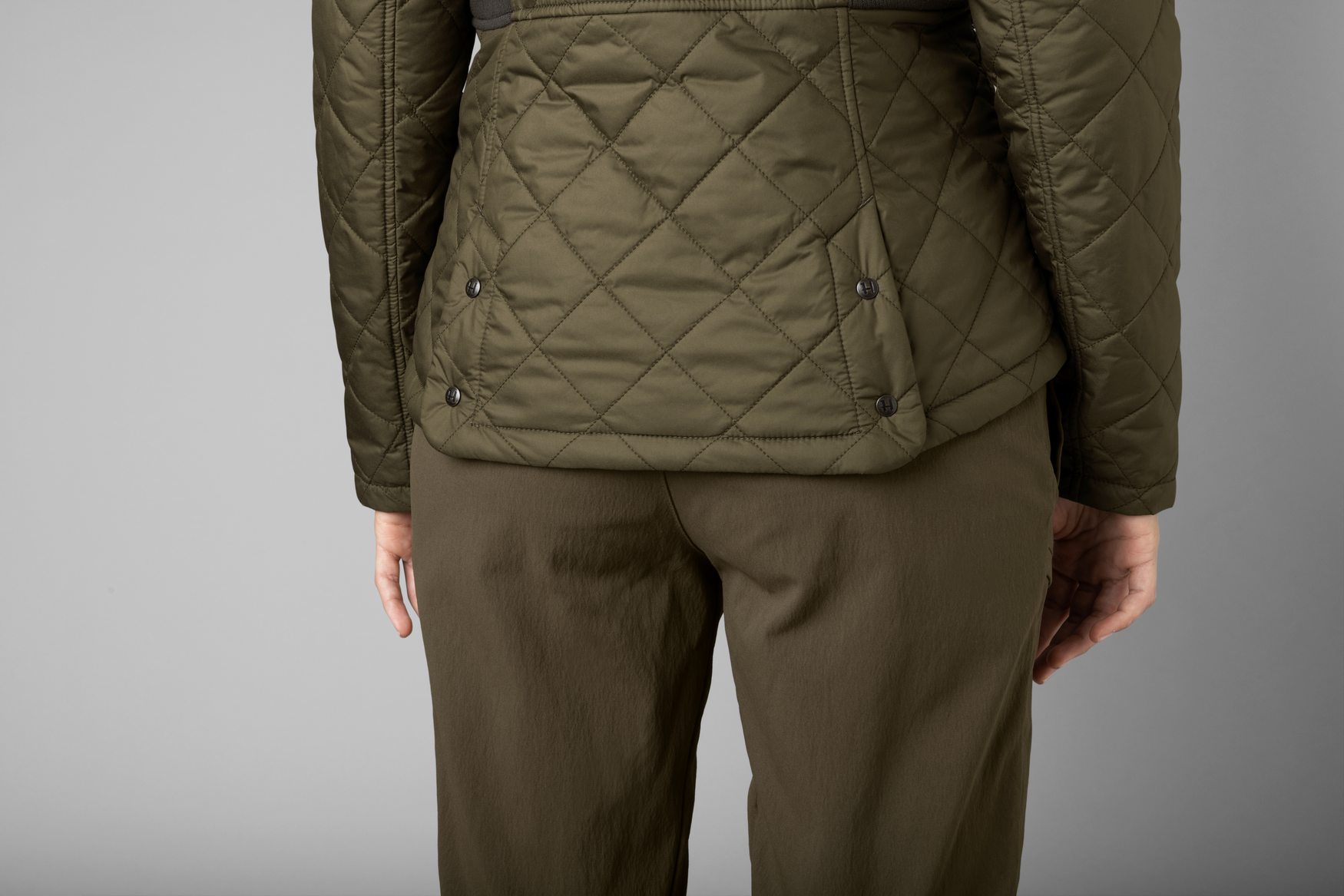 Ailsa quilt jacket Women - Willow green