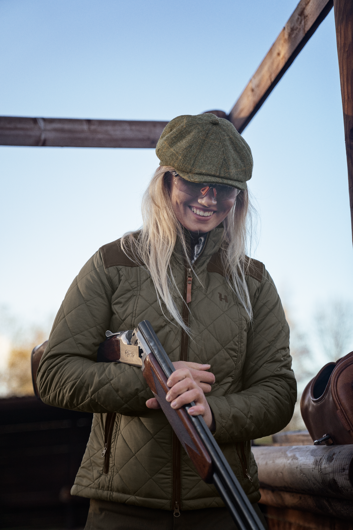 Ailsa quilt jacket Women - Willow green
