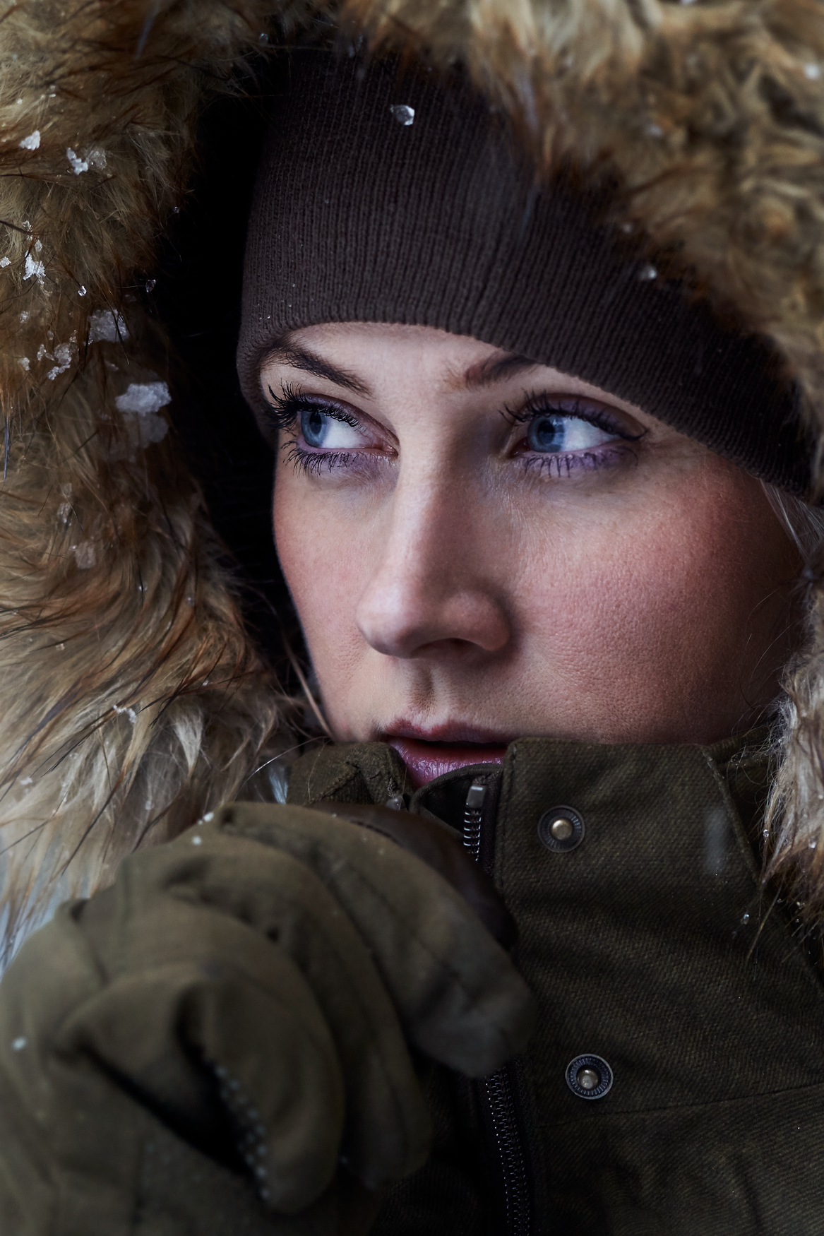 North Lady jakke - Pine green