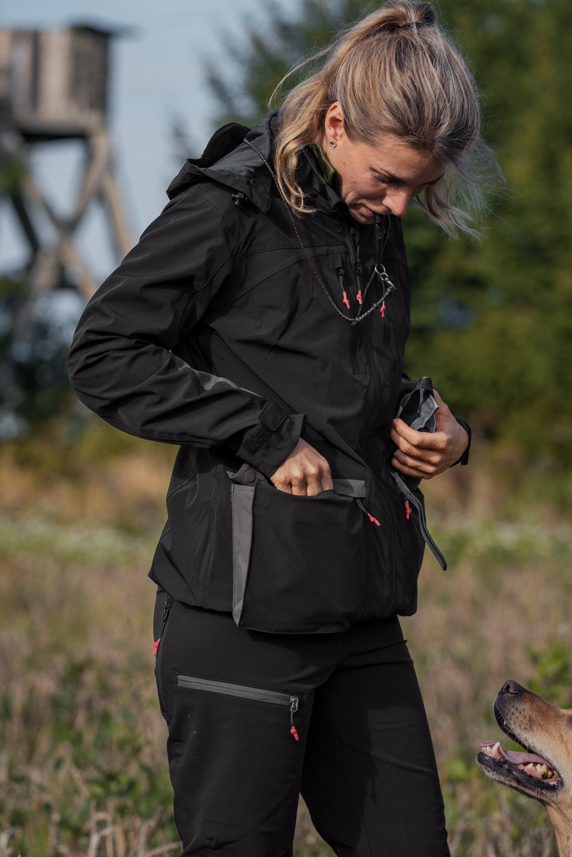 Dog Active jacket Women - Meteorite