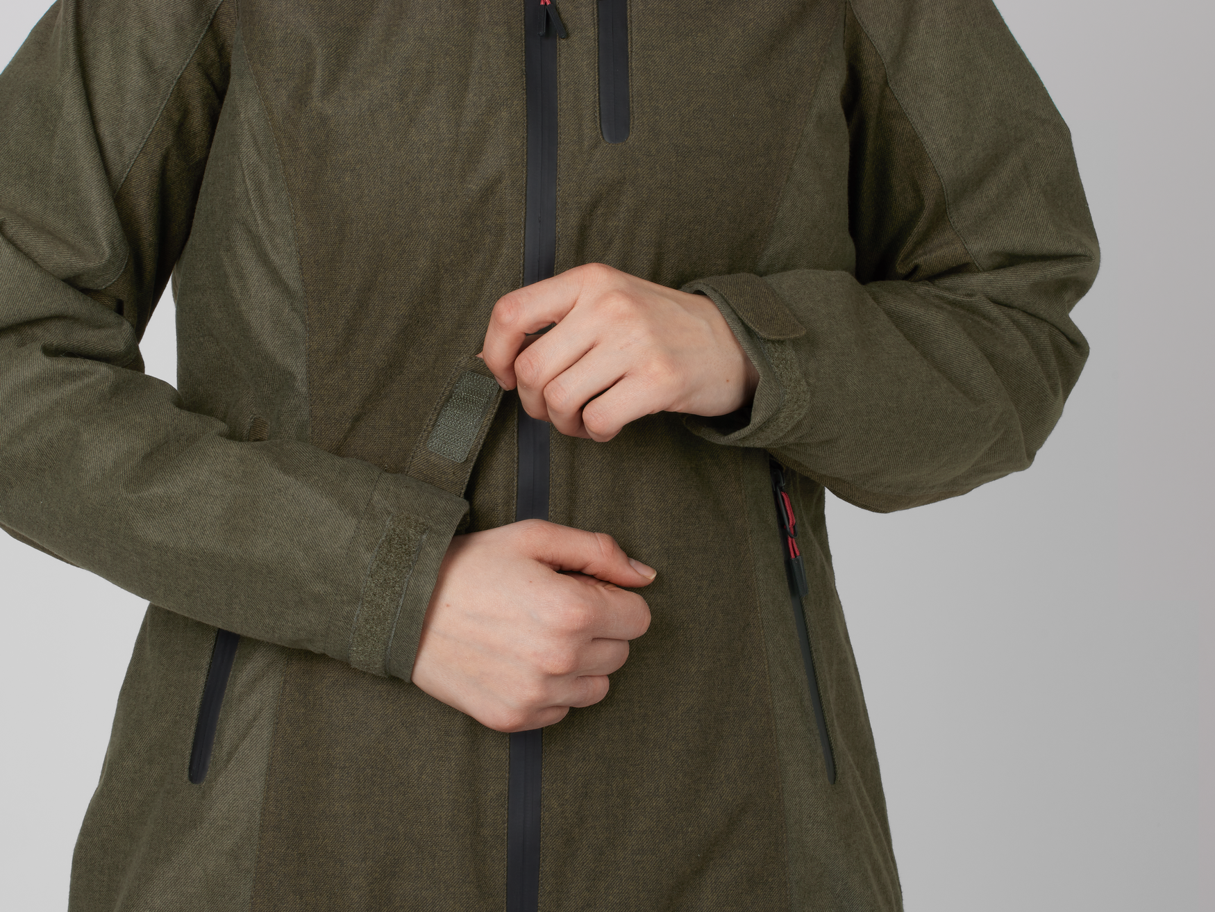 Avail jakke Women - Pine green melange