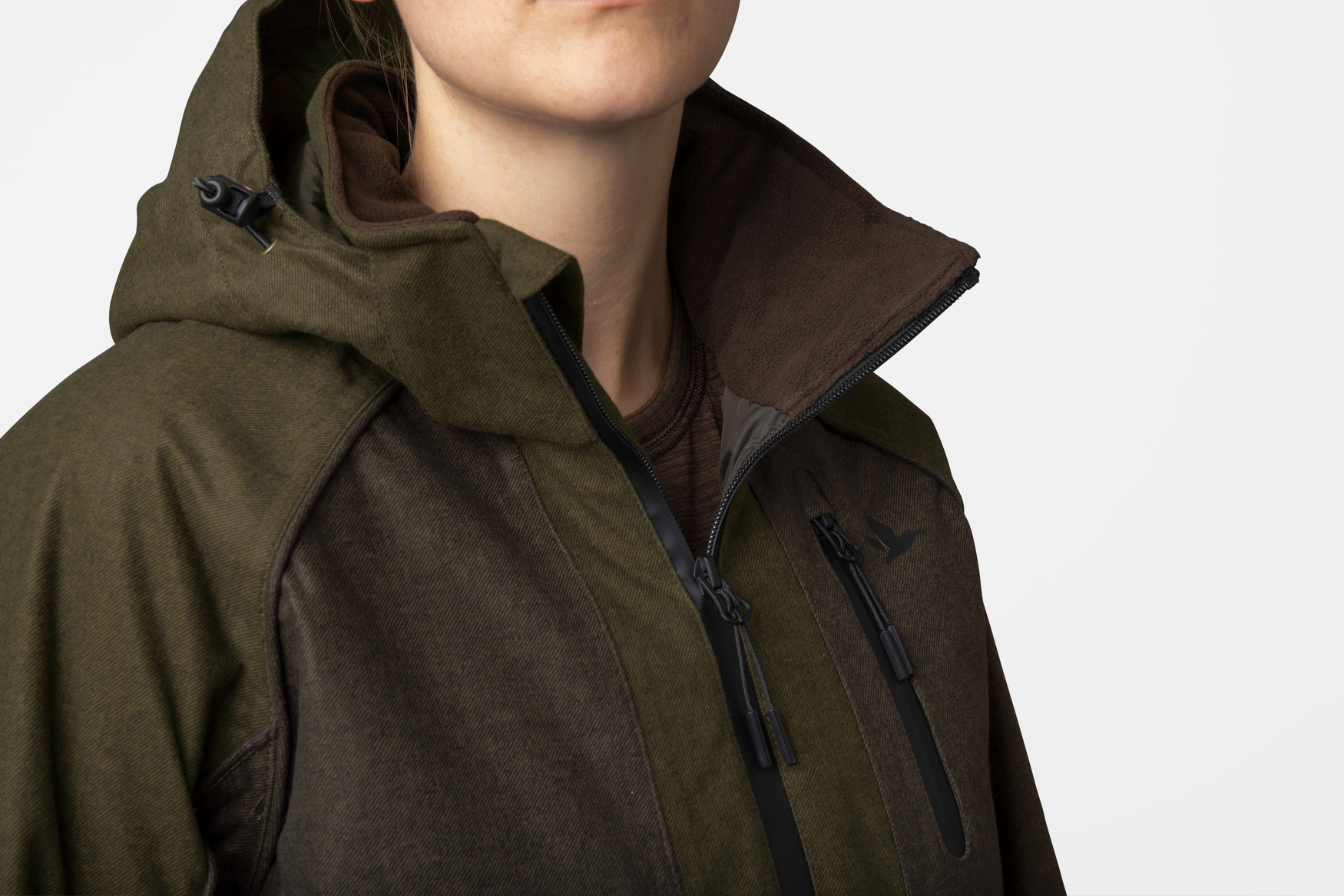 Avail Aya Insulated jacket - Pine green/Demitasse brown