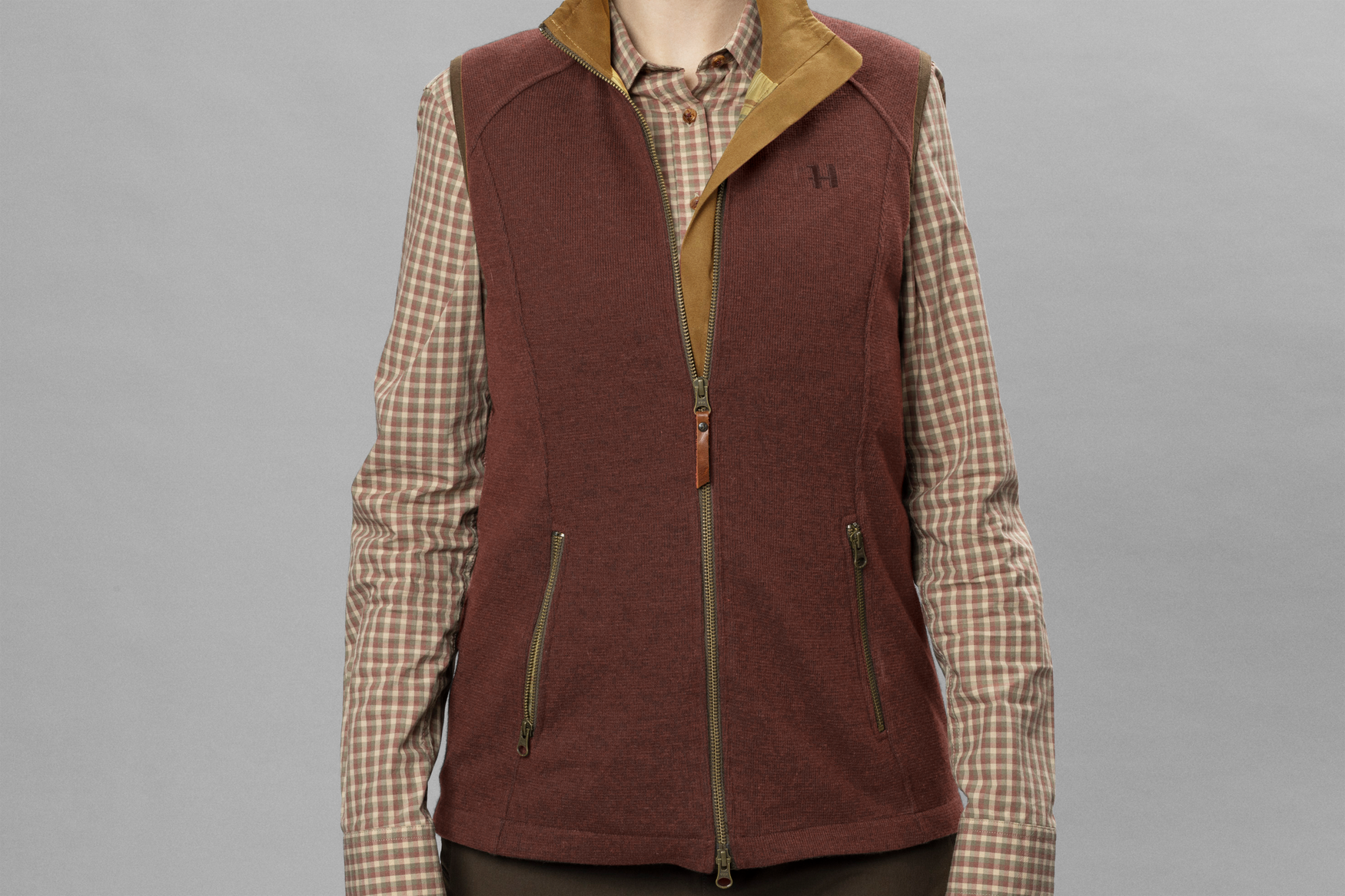 Sandhem Pro waistcoat Women - Dark copper