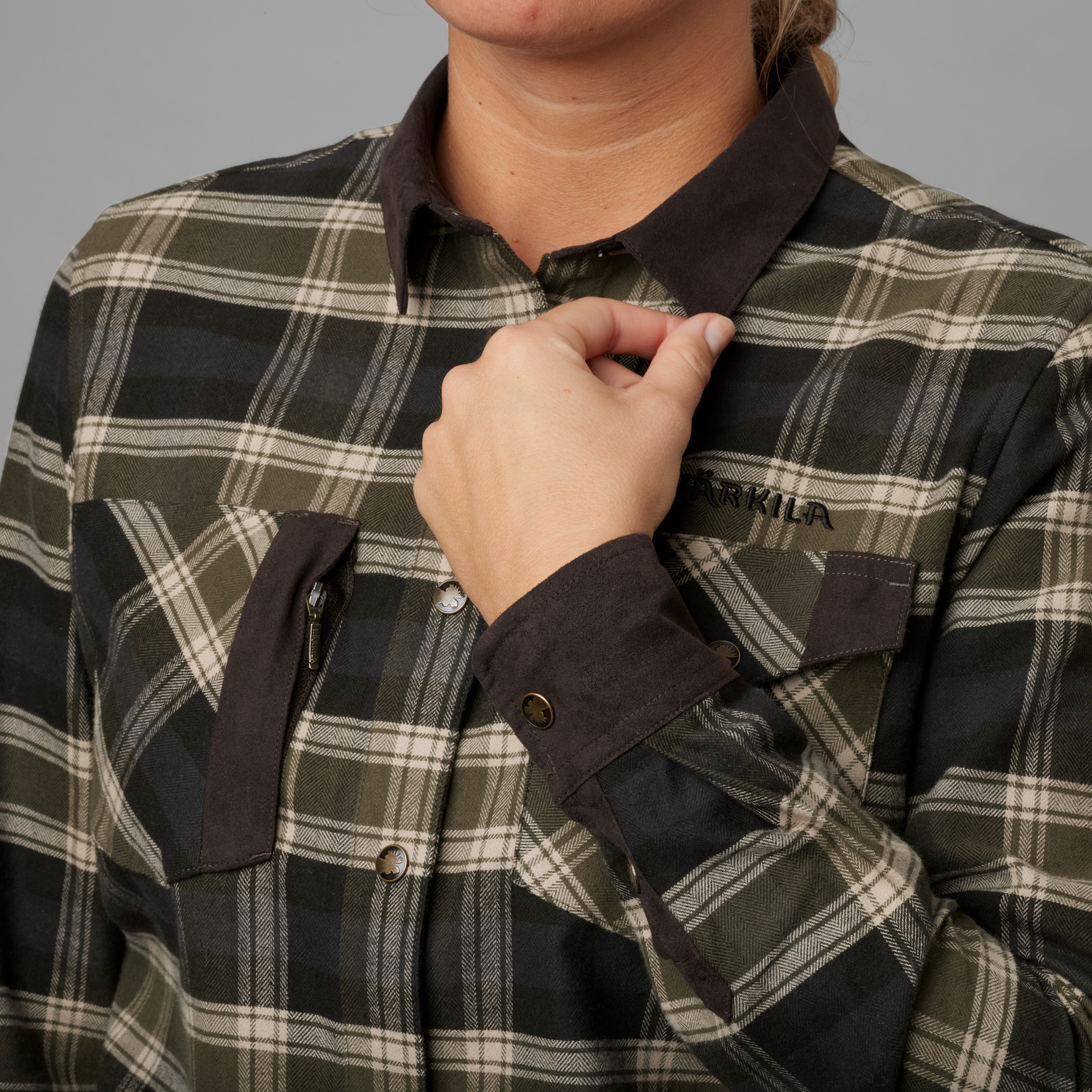 Aivak L/S skjorte Women - Olive