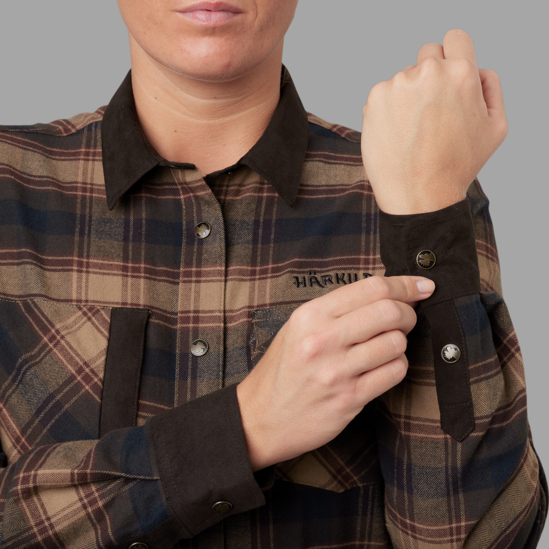 Aivak L/S shirt Women - Burgundy