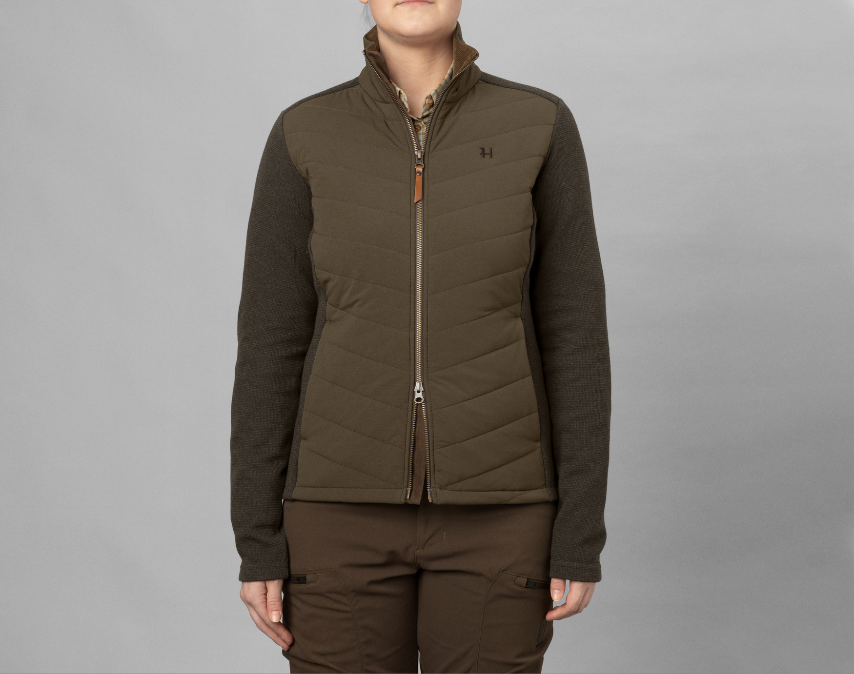 Sandhem Pro isoleret cardigan til kvinder - Willow green