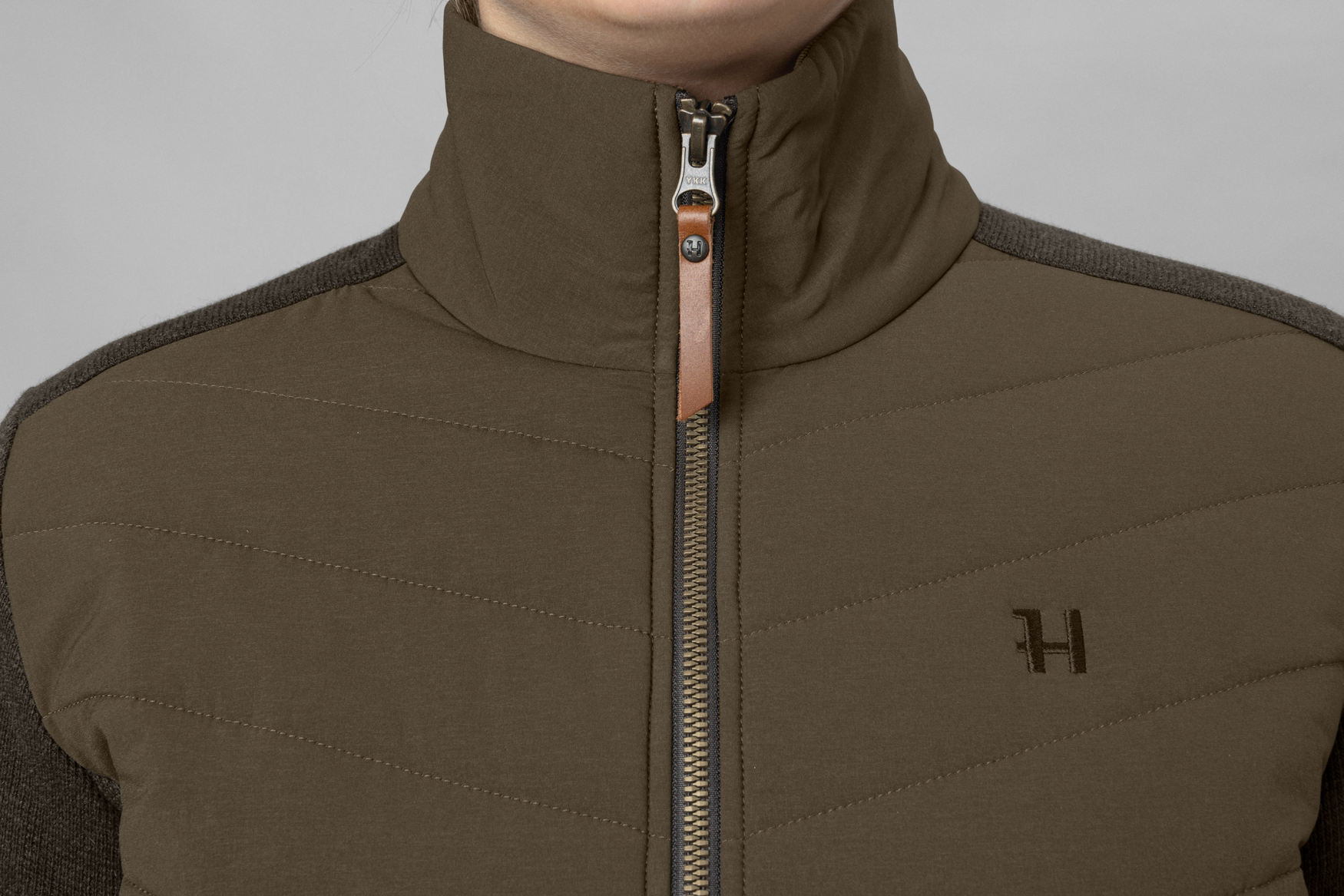 Sandhem Pro isoleret cardigan til kvinder - Willow green