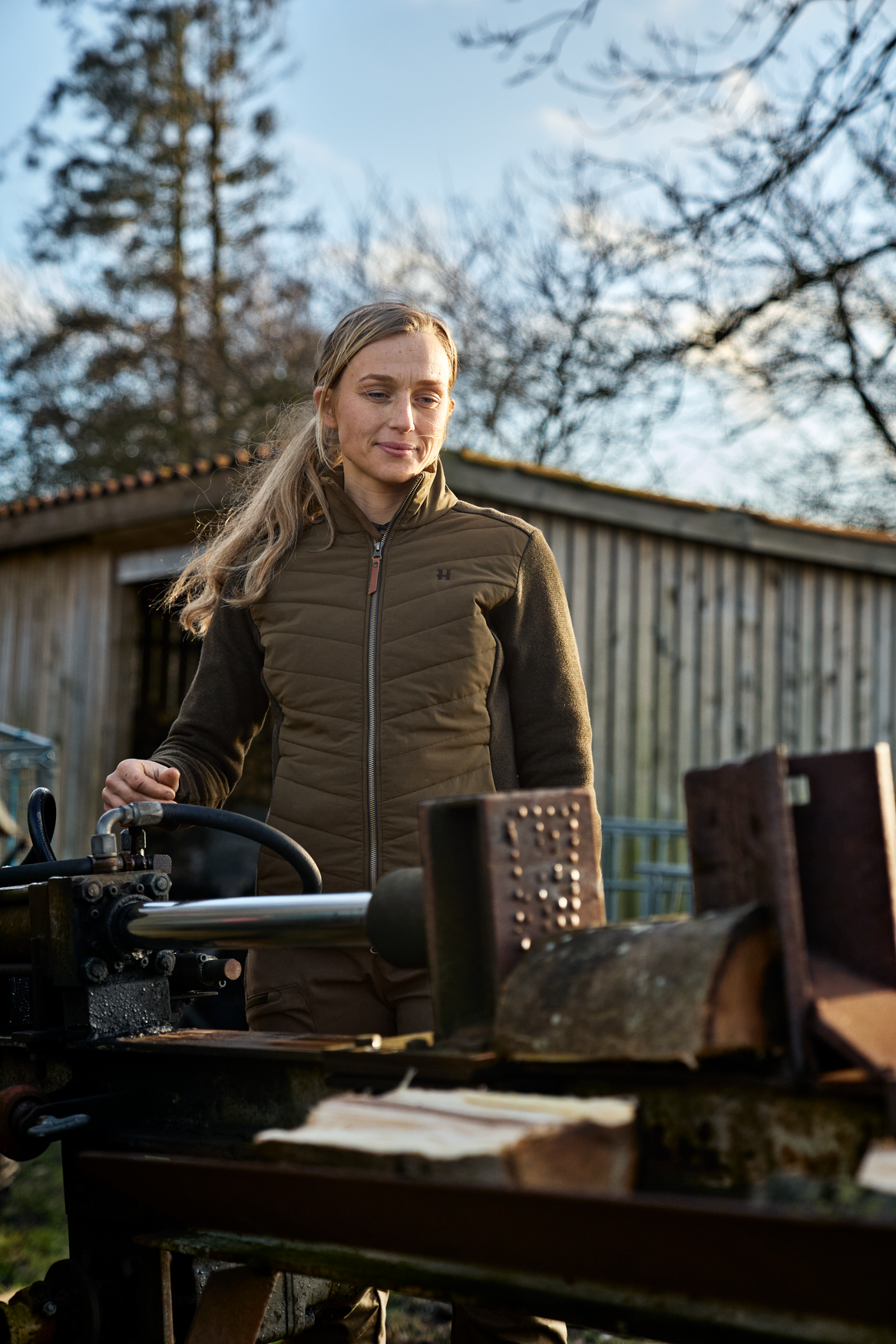 Sandhem Pro isoleret cardigan til kvinder - Willow green