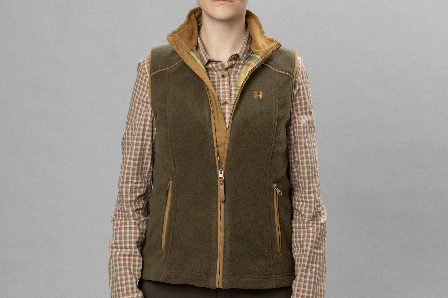 Sandhem 200 waistcoat Women - Willow green