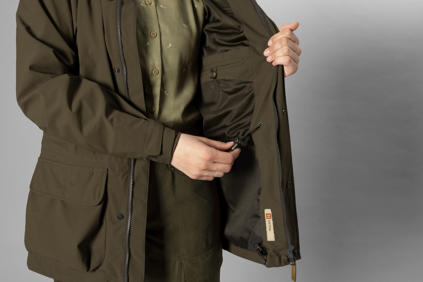 Orton Tech HWS Jacke Women - Willow green