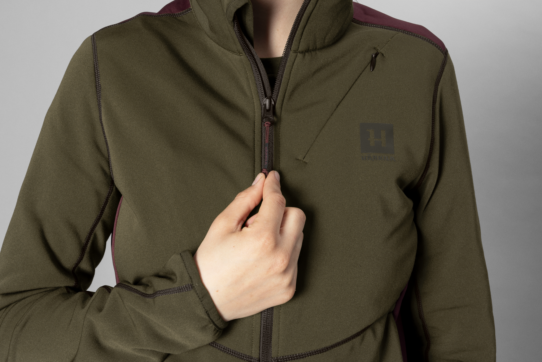 Oda Fleecejacke Women - Willow green