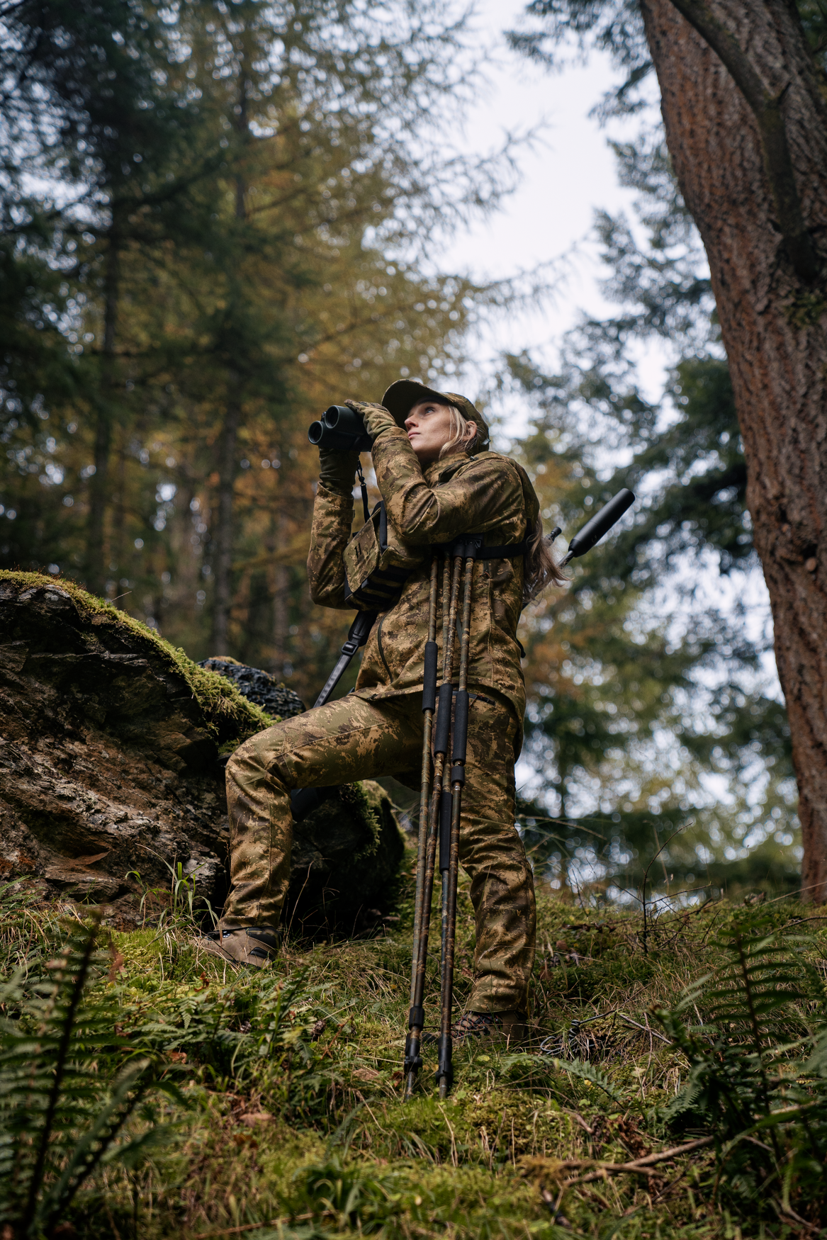 Deer Stalker camo HWS jakke til kvinder - AXIS MSP®Forest