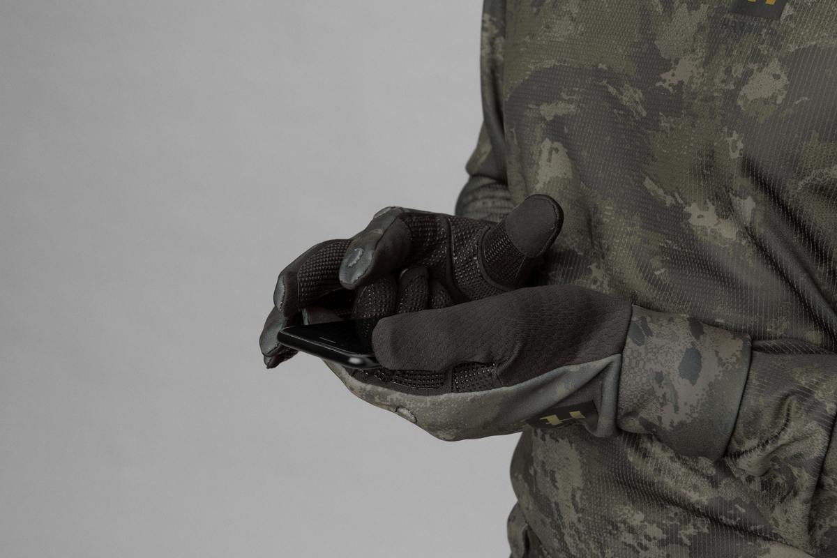 Härkila NOCTYX Camo Fleecehandschuhe - AXIS MSP®Black