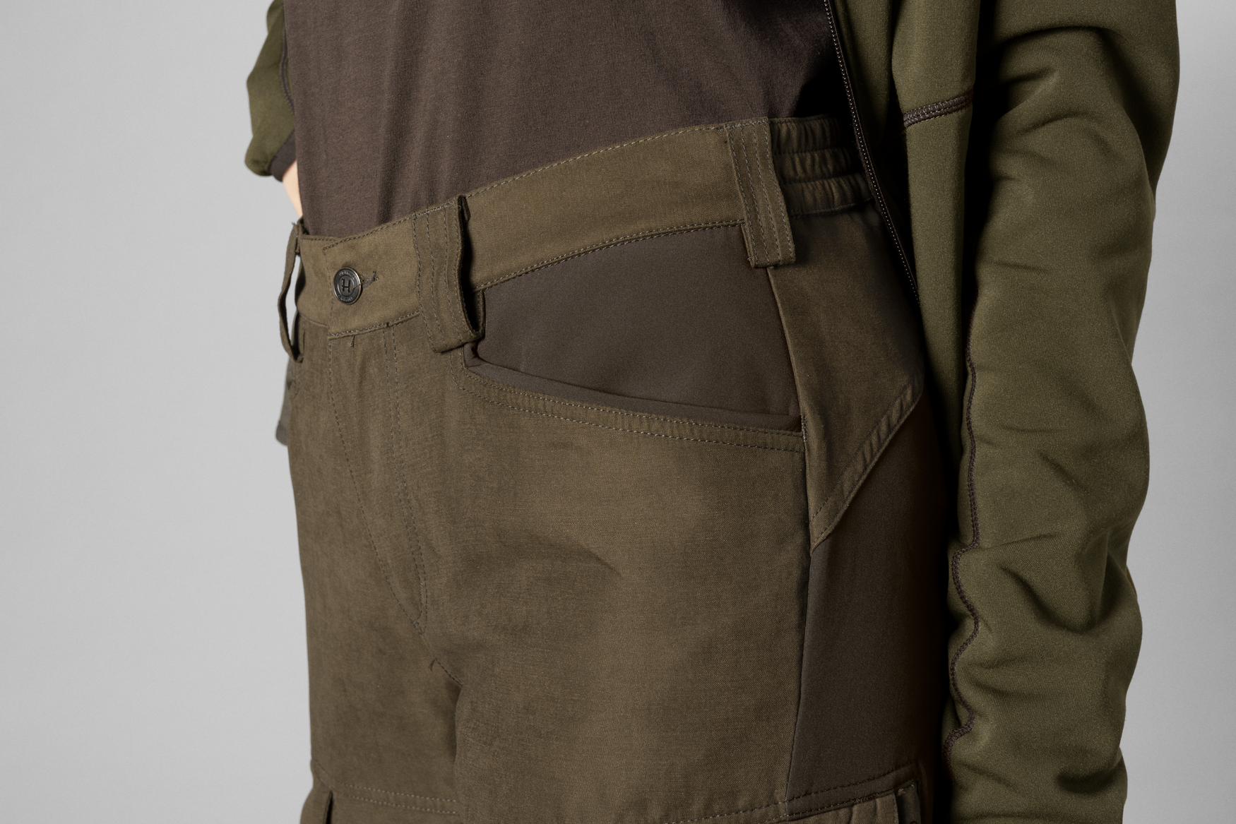 Härkila Scandinavian Hose Woman - Willow green/Deep brown