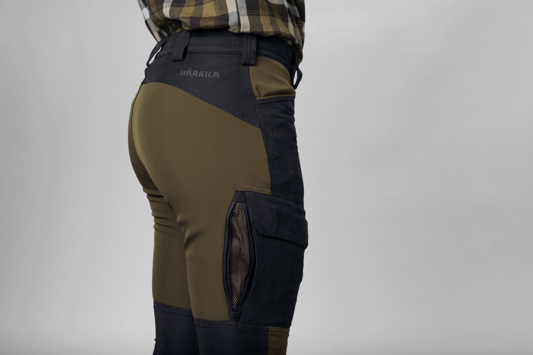 Härkila Scandinavian Hose Woman - Willow green/Deep well purple