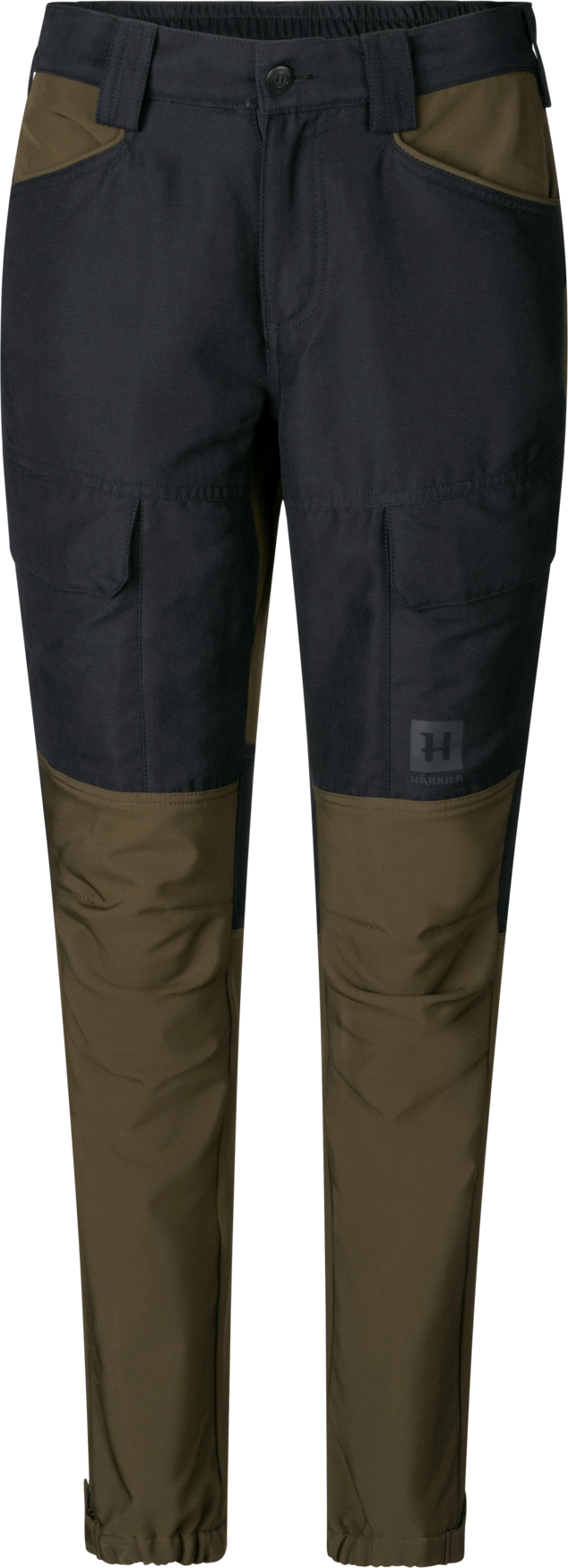 Härkila Scandinavian bukser til kvinder - Willow green/Deep well purple