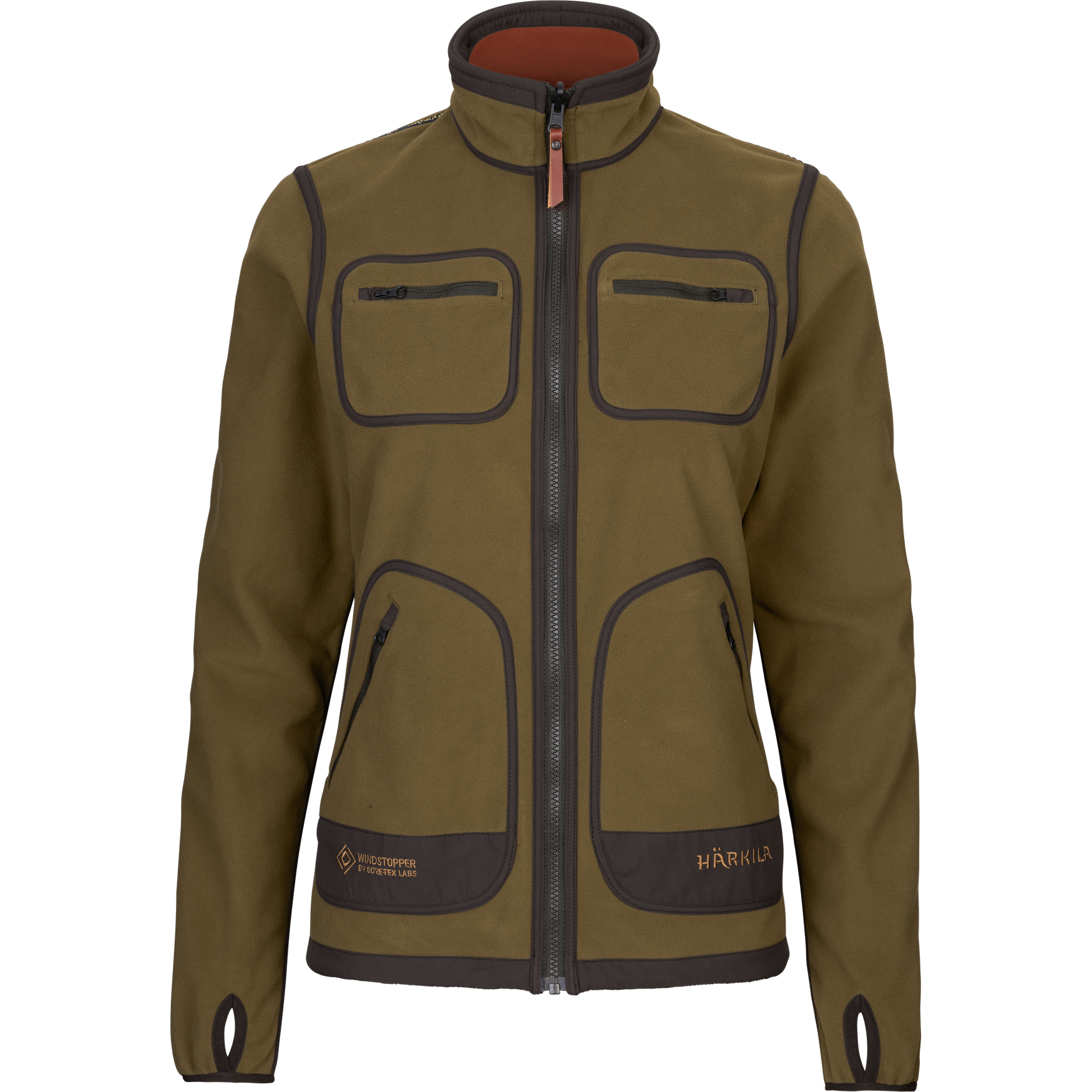 Kamko Fleece Kvinder - Dark olive/Arabian spice