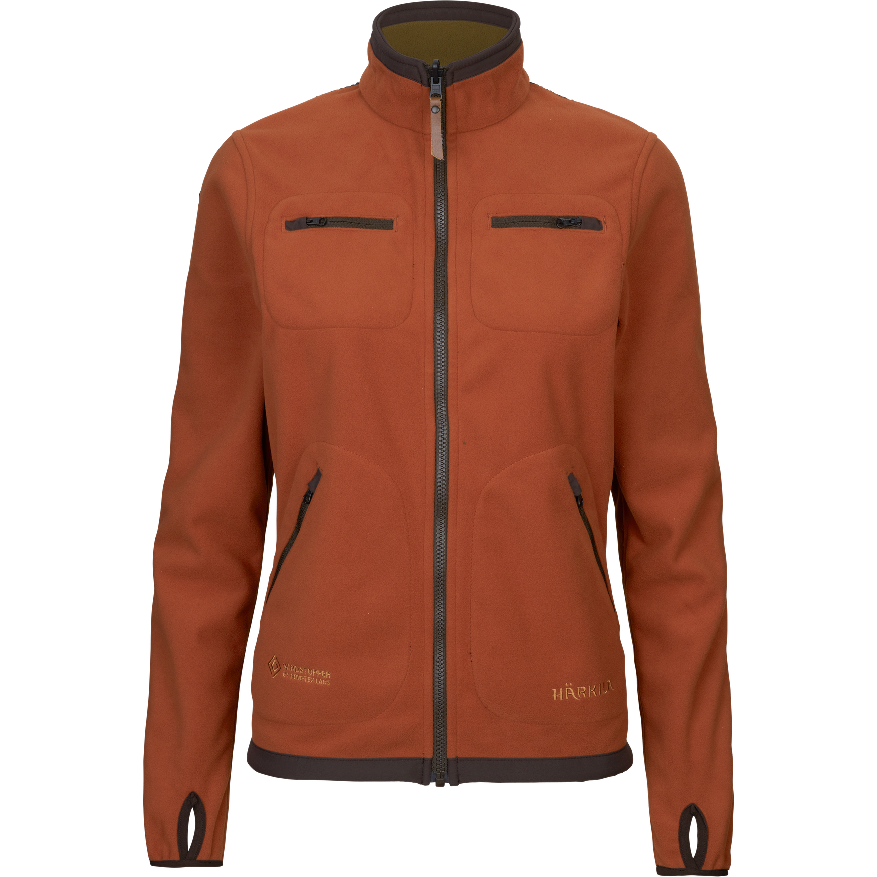 Kamko fleece Women - Dark olive/Arabian spice