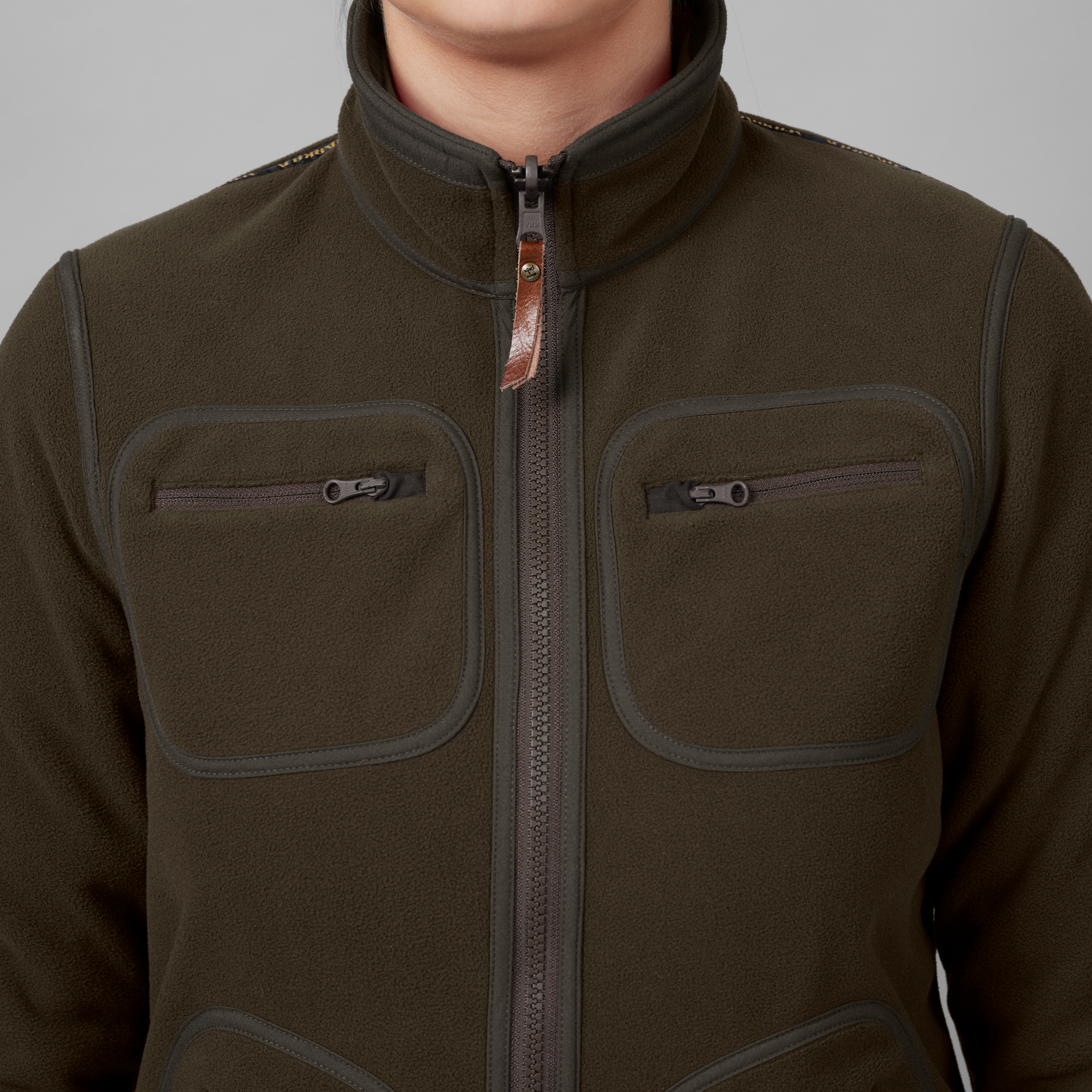 Kamko Fleece Femmes - Brown/Red