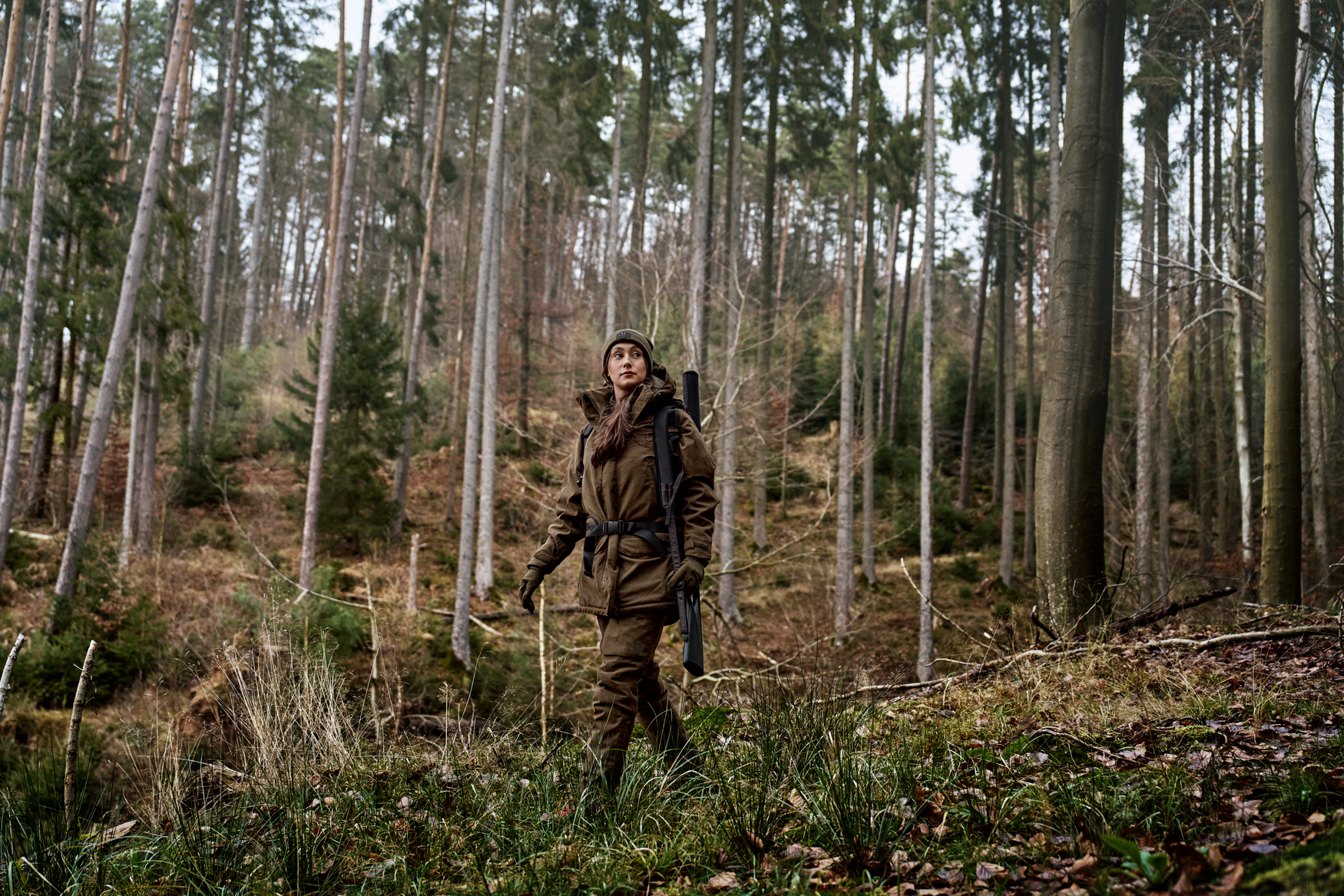 Driven Hunt HWS Insulated Jakke Women - Willow green