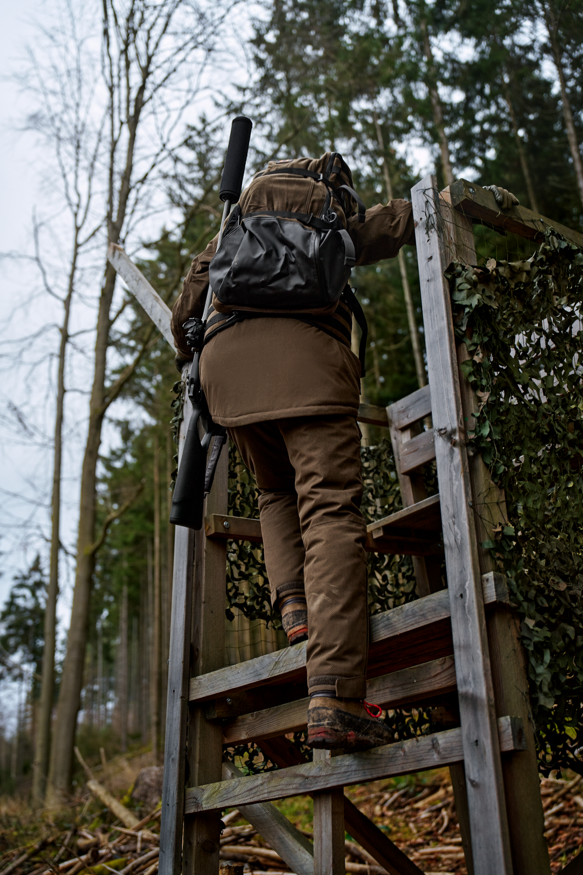 Pantalon Driven Hunt HWS Insulated Femmes - Willow green