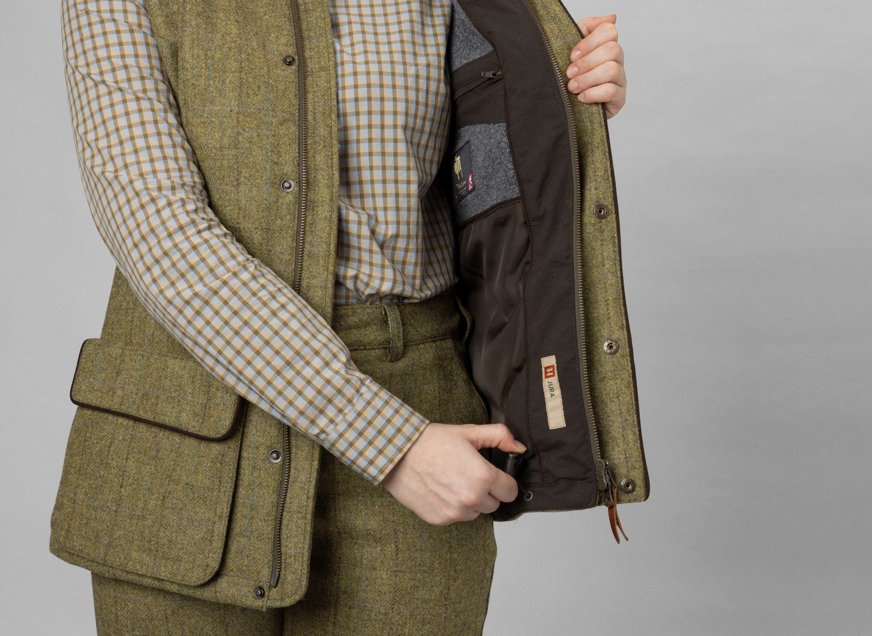 Jura waistcoat Women - Olive