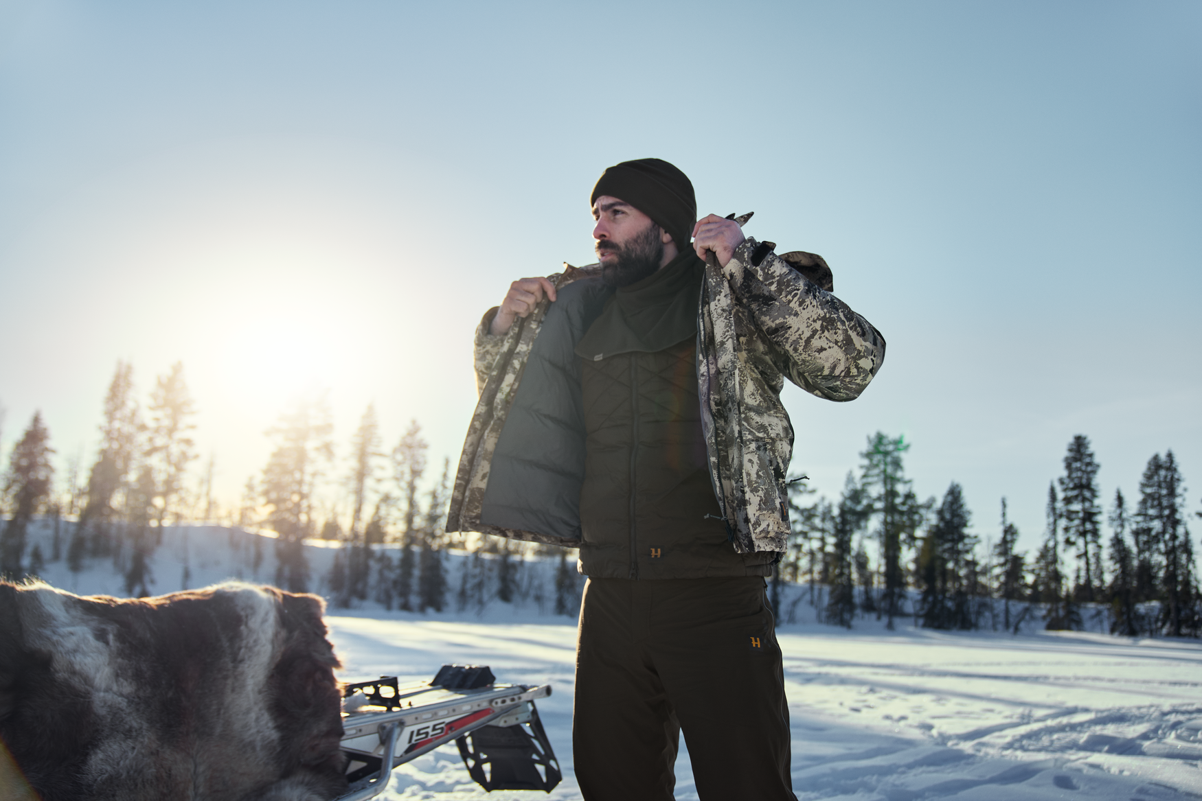 Trygve beanie - Willow green