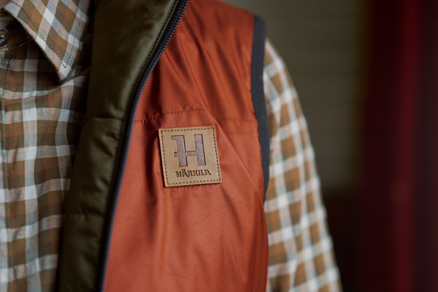 Härkila Kalix HSP Weste Women - Willow green/Arabian spice