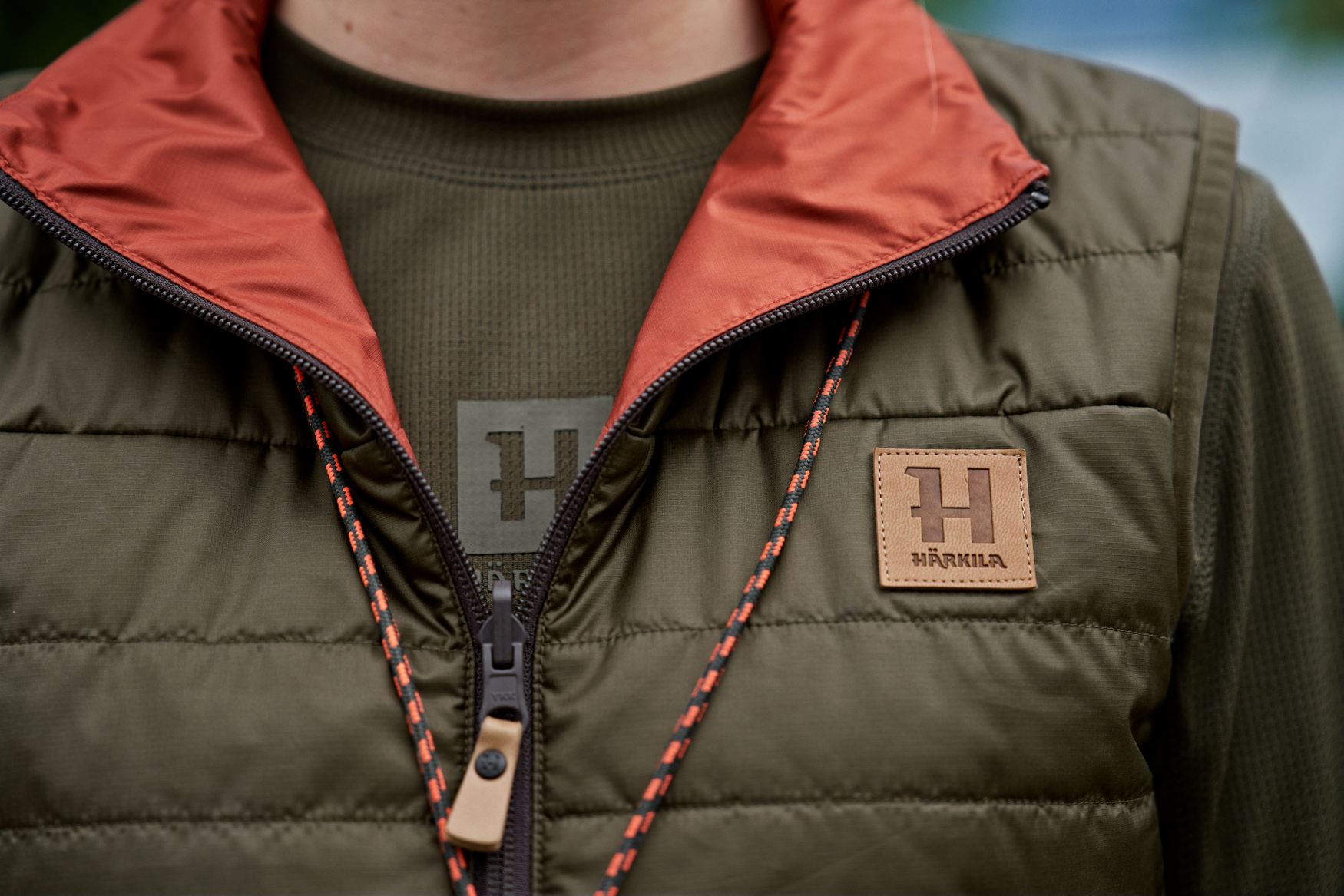 Härkila Kalix HSP Weste Women - Willow green/Arabian spice