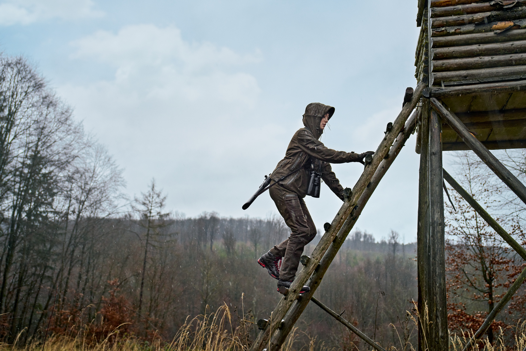 Härkila Aspire HWS Byxor Dam - Hunting green/Shadow brown