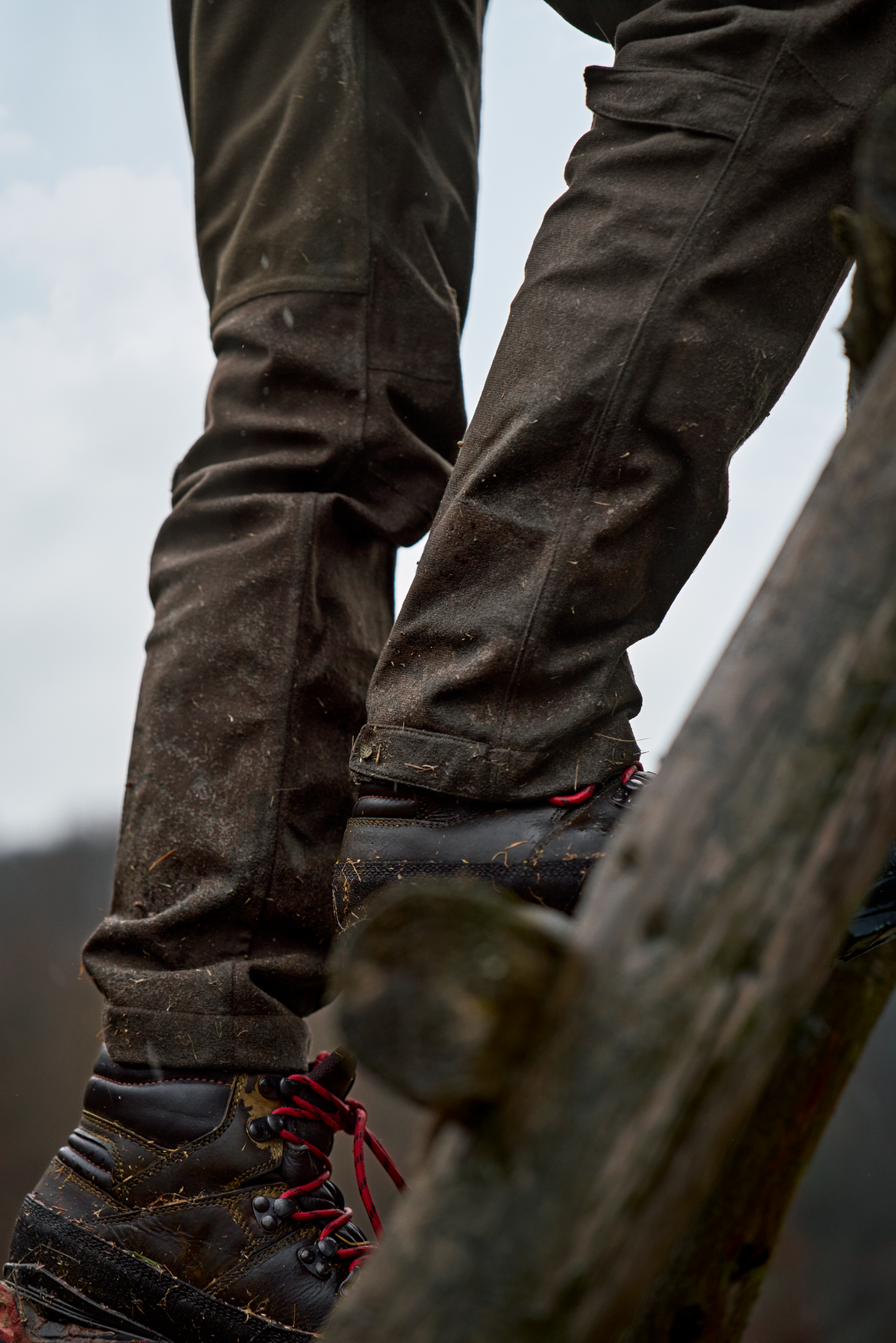 Härkila Aspire Pantalon HWS Femmes - Hunting green/Shadow brown