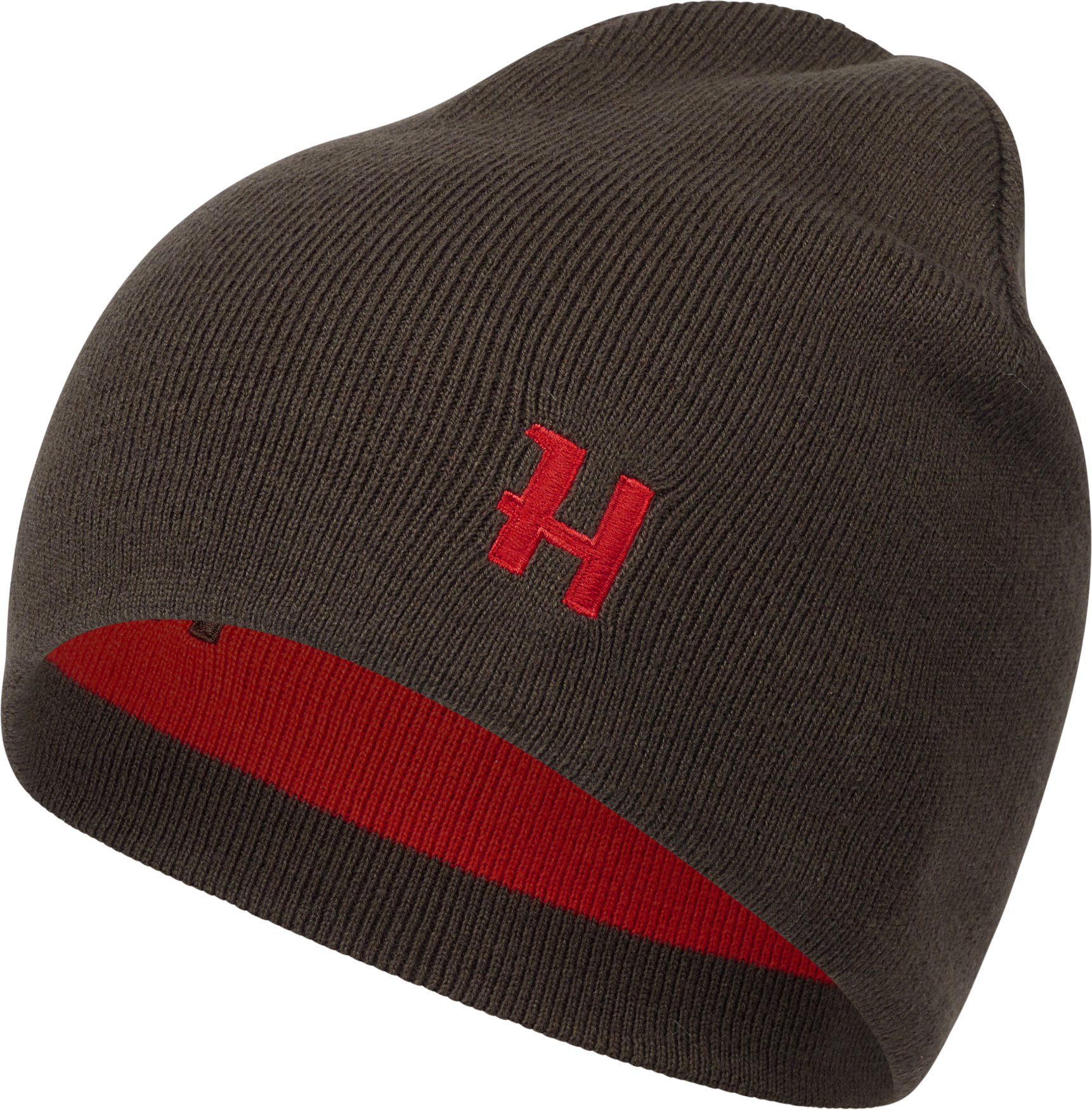 Härkila Aspire - Bonnet Reversible - Shadow brown/Red