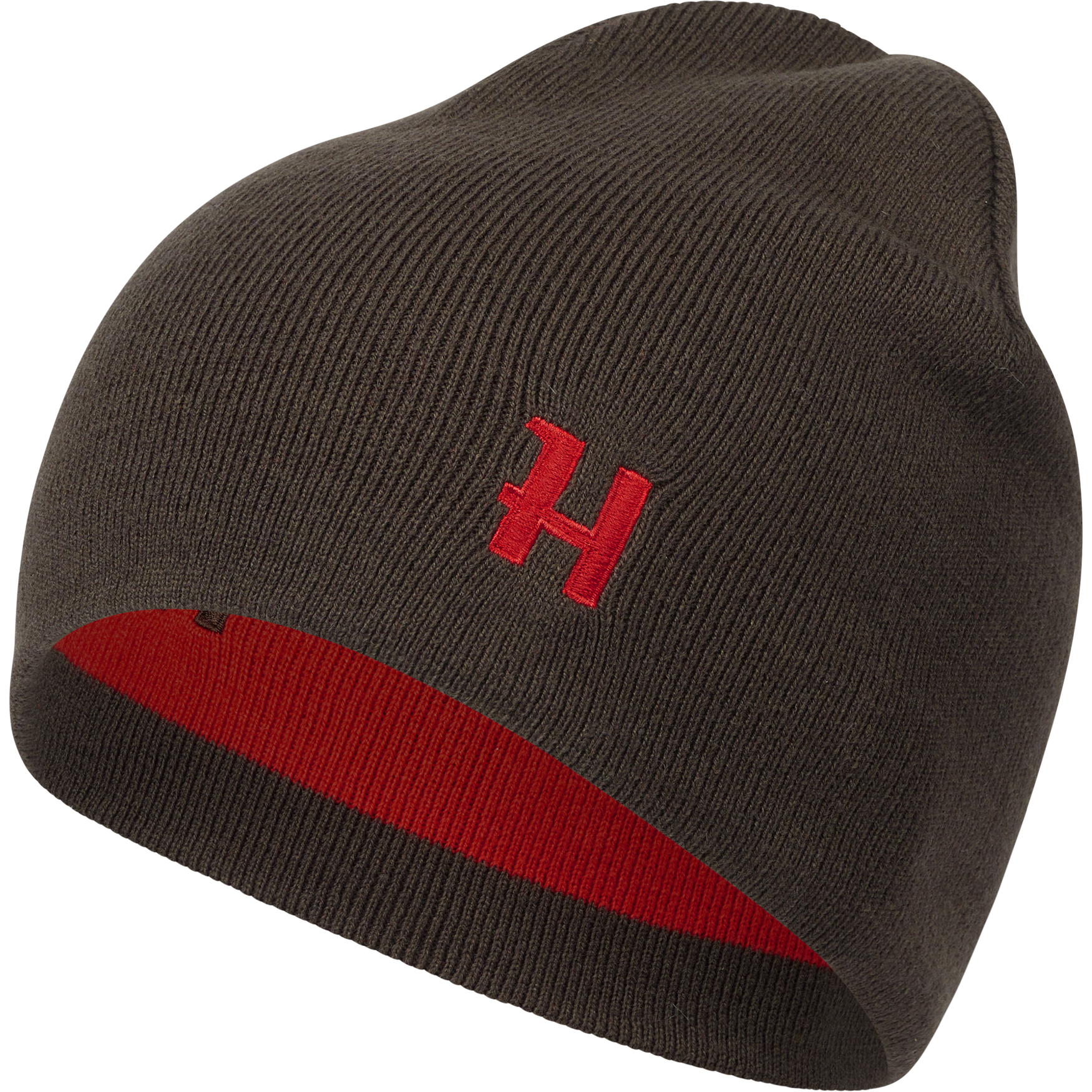 Härkila Aspire - Bonnet Reversible - Shadow brown/Red