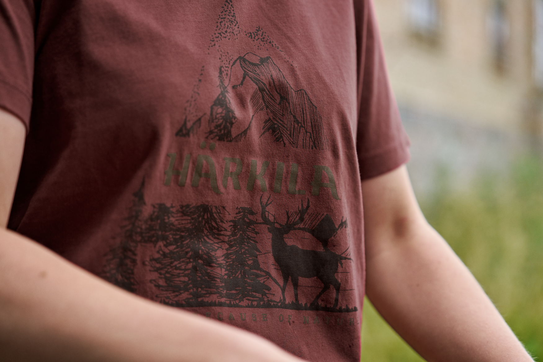 Härkila Nature S/S T-shirt til kvinder - Hot Chocolate
