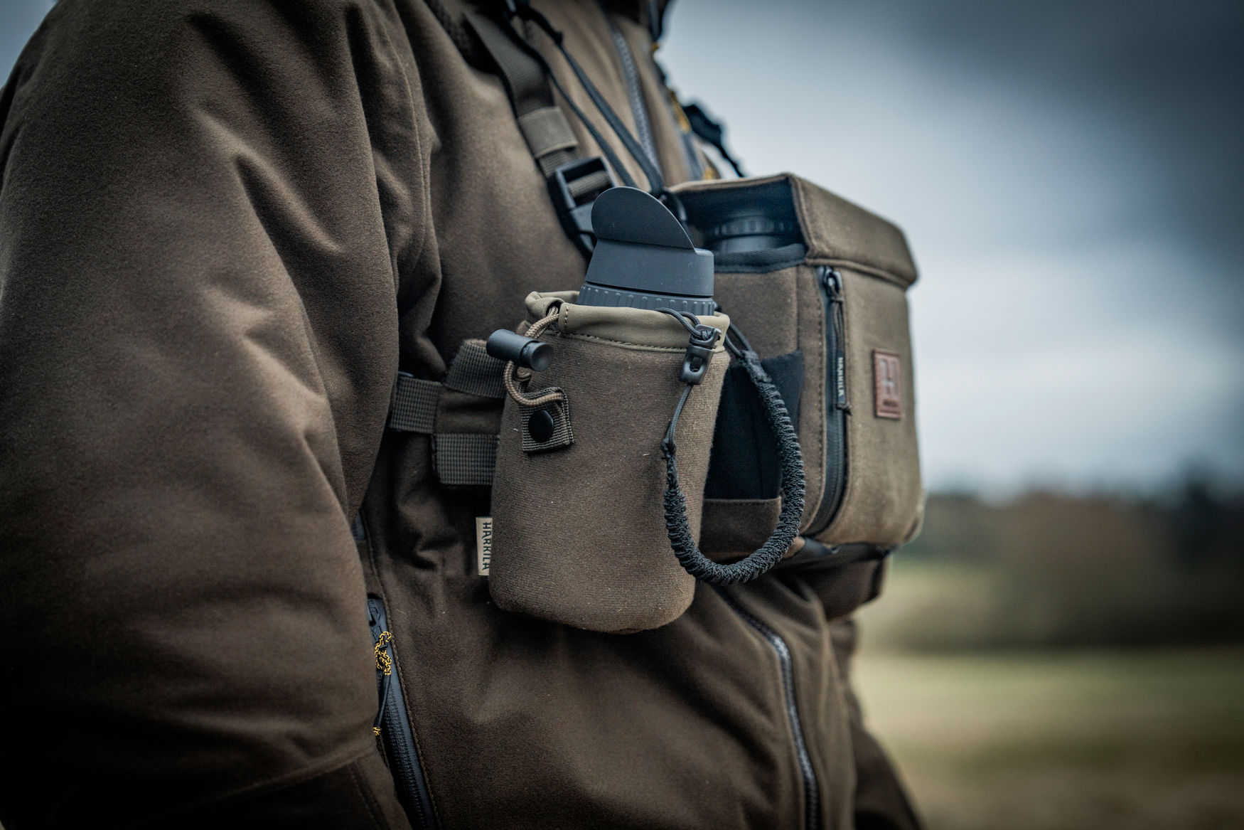 Härkila Thermal Spotter Pouch - Dark willow green