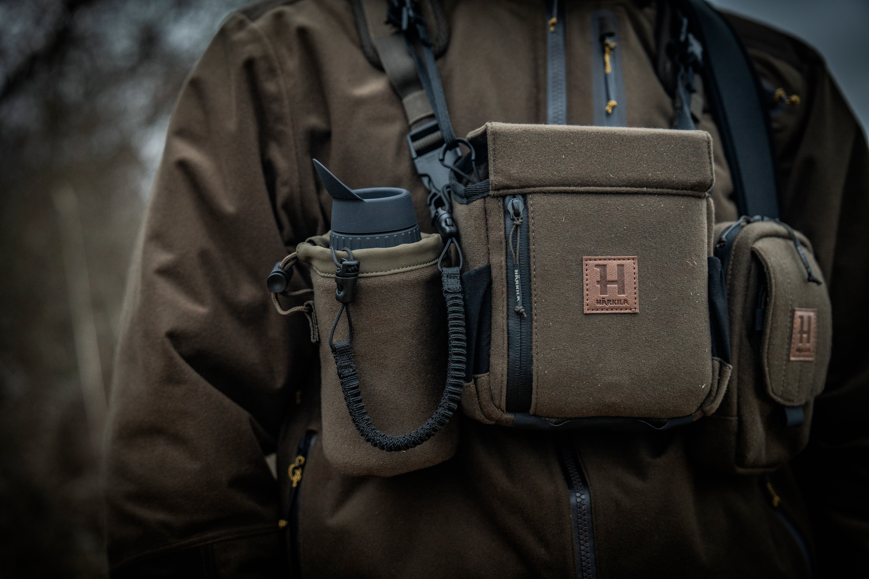 Härkila Thermal Spotter Pouch - Dark willow green