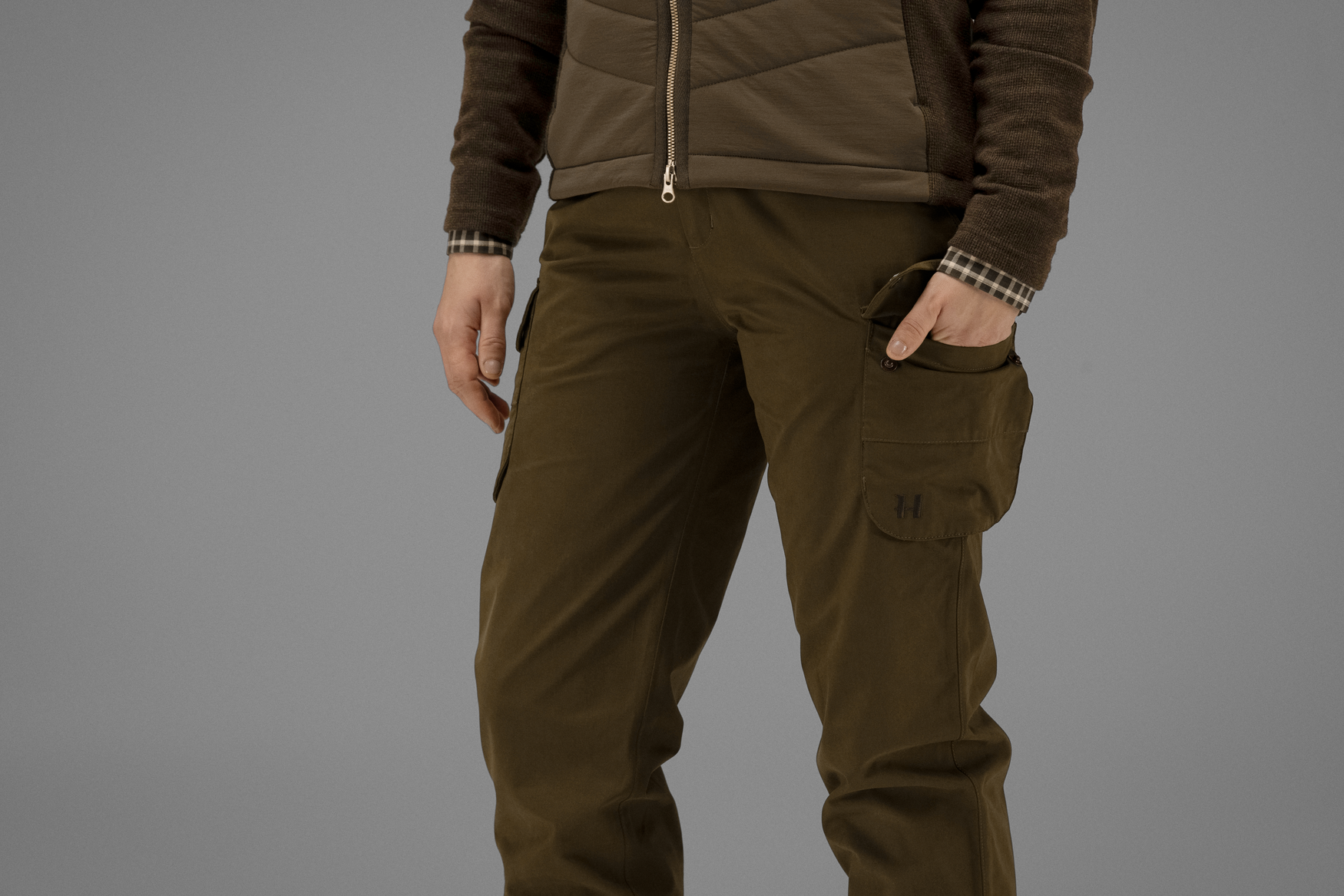 Pantalon Retrieve Lady - Warm olive
