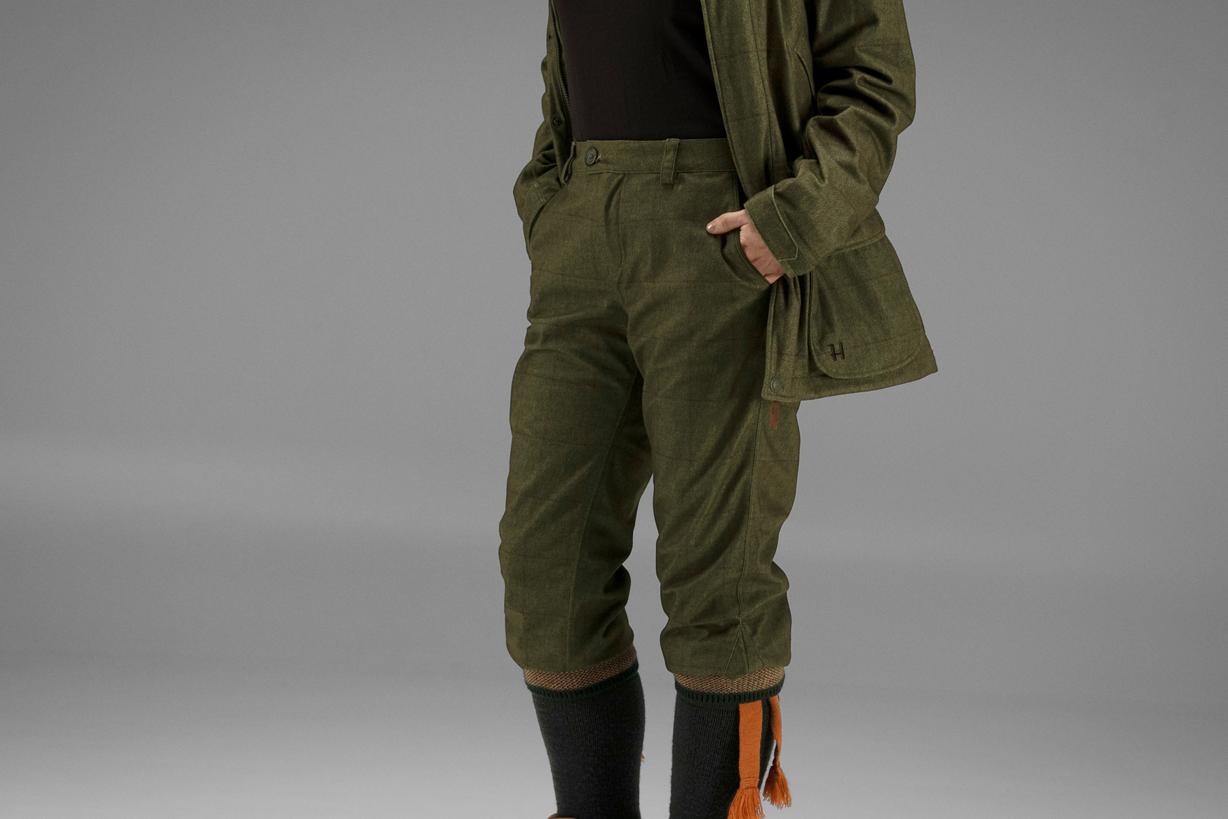 Stornoway Shooting Lady breeks - Willow green