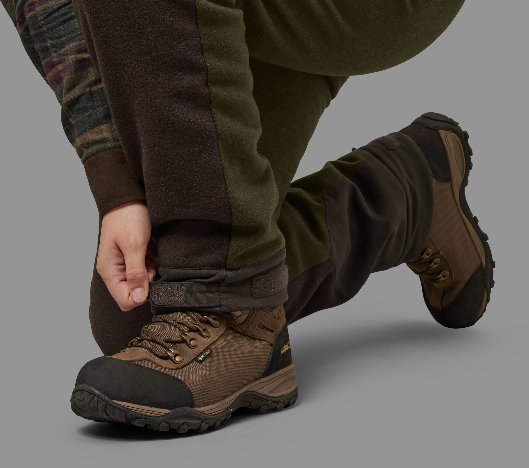 Metso Winter trousers Women - Willow green/Shadow brown