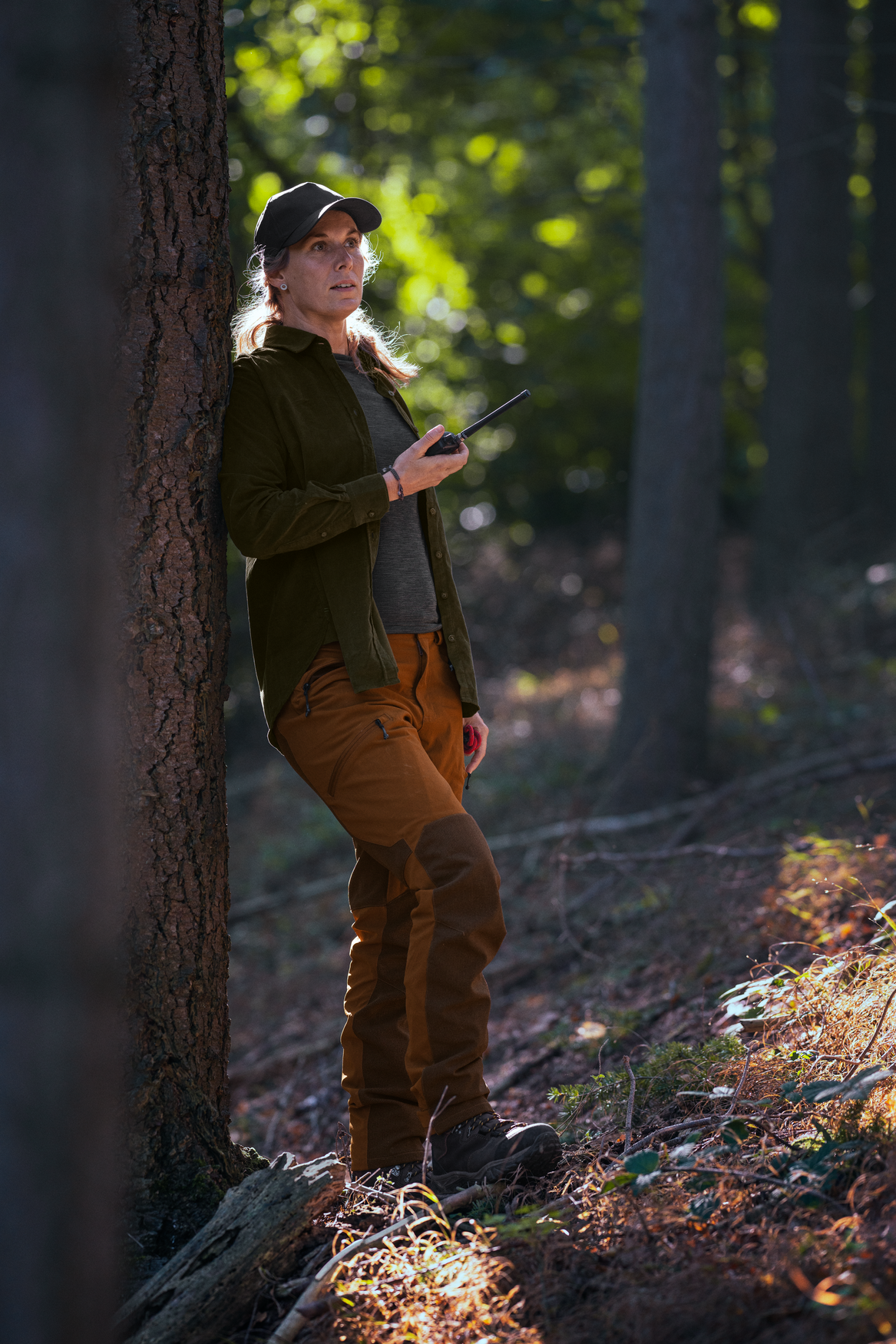 Larch membran bukser Women - Burnt clay
