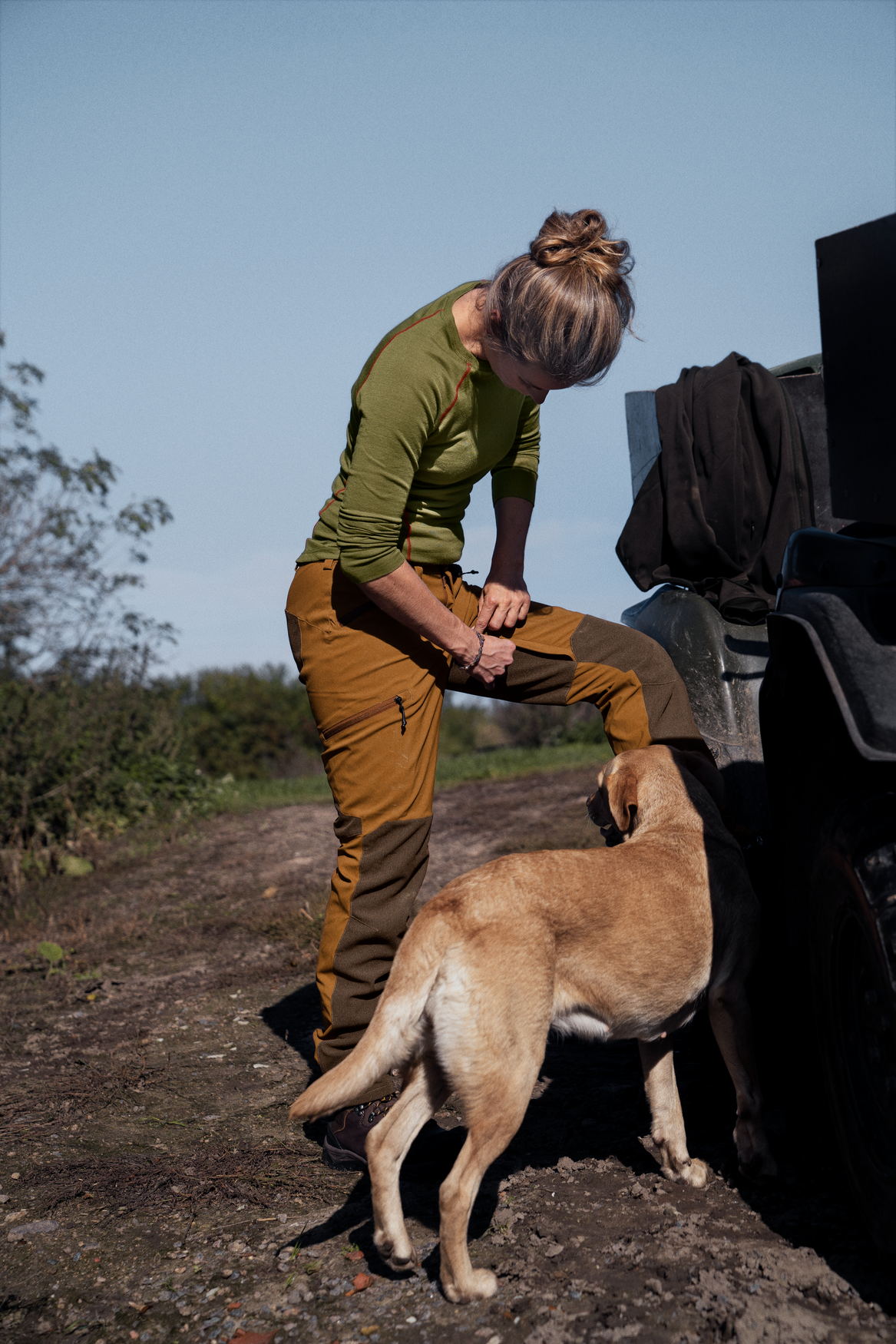 Larch membrane trousers Women