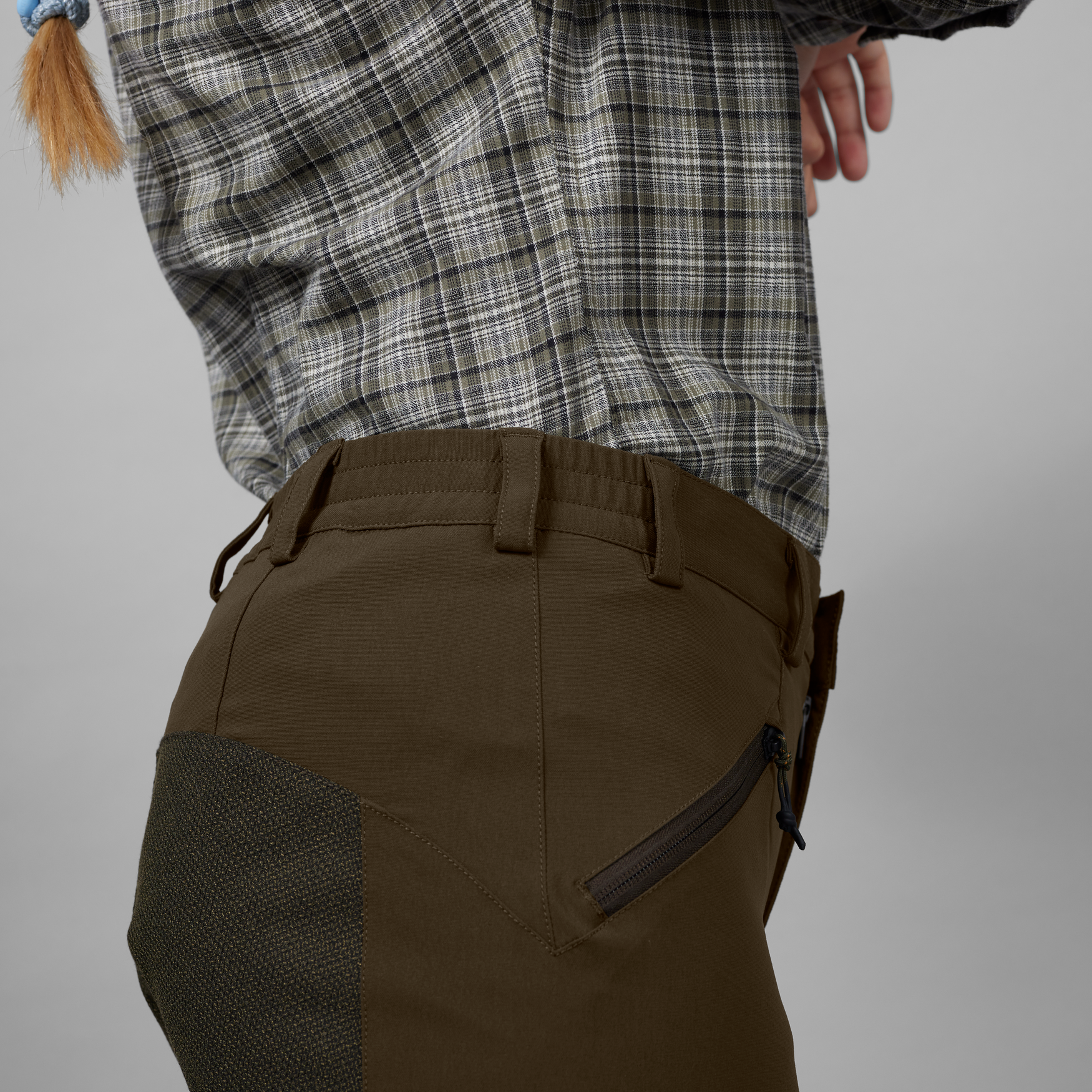 Larch membran bukser Women - Pine green