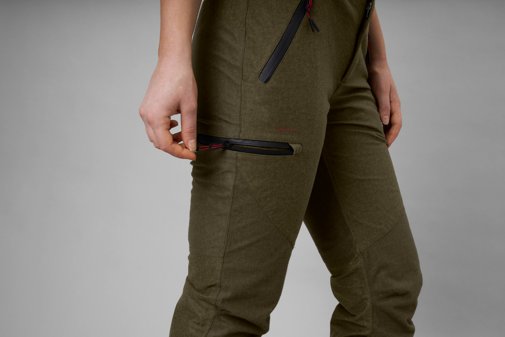 Avail bukser Women - Pine green melange