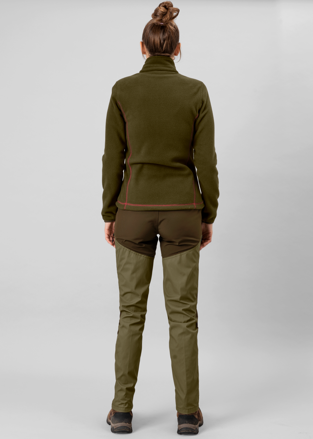 Rosalie Trousers - Duffel green/Pine green