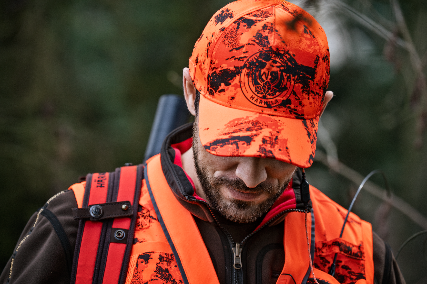 Casquette Wildboar Pro Blaze Camo avec lumière - AXIS MSP®CE orange/Shadow brown